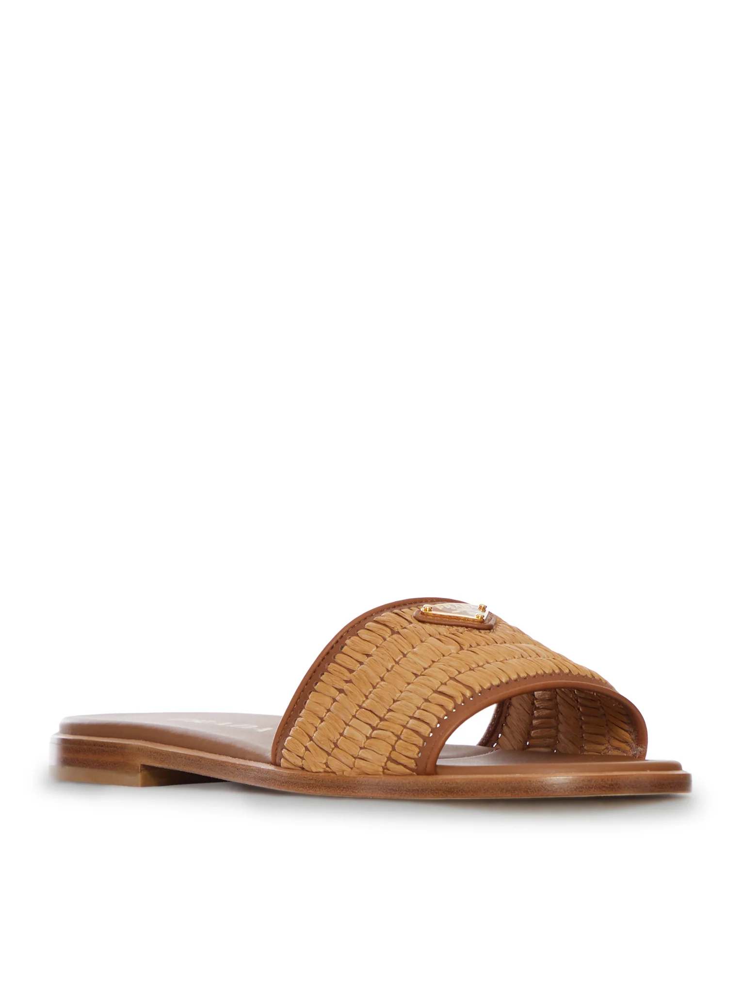 RAFFIA SLIPPERS WITH LOGO - Image 2