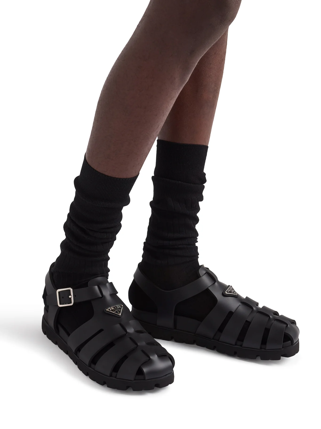 RUBBER CAGE SANDAL - Image 3