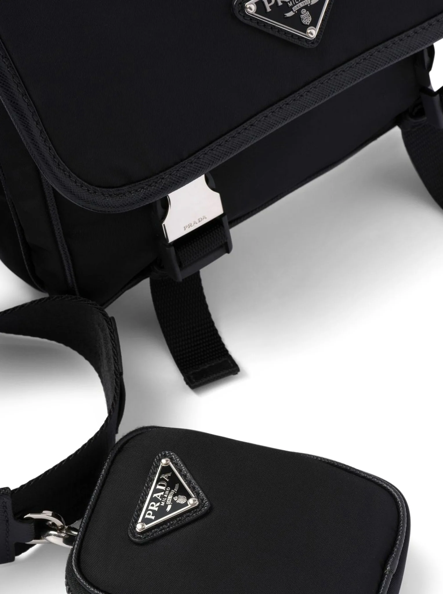 RE-NYLON AND SAFFIANO SHOULDER BAG - Image 7