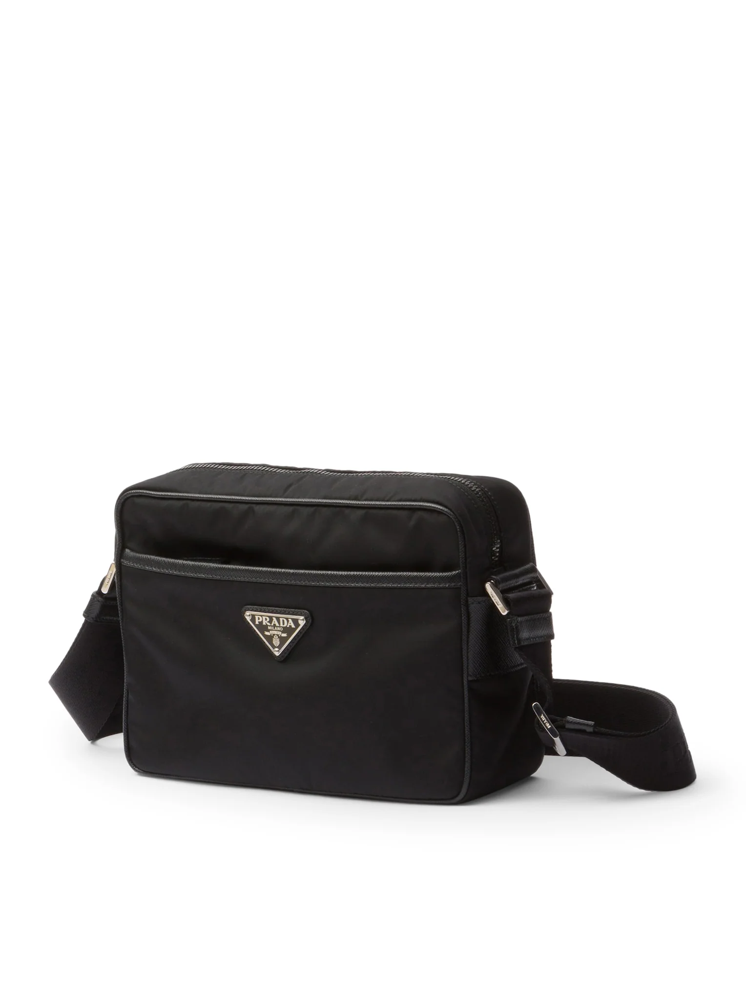 SHOULDER BAG IN RE-NYLON AND SAFFIANO - Image 3