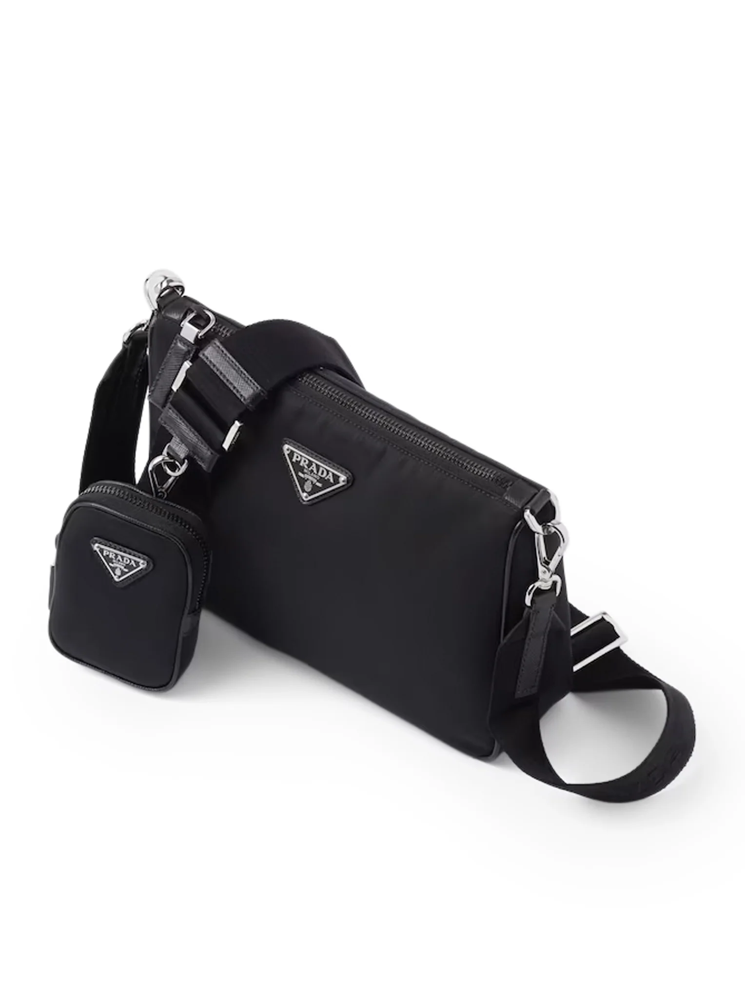 RE-NYLON AND SAFFIANO SHOULDER BAG - Image 5