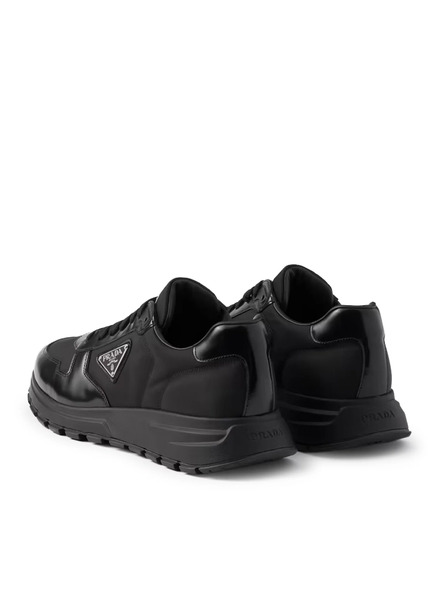 PRAX 01 SNEAKERS IN RE-NYLON AND BRUSHED LEATHER - Image 3