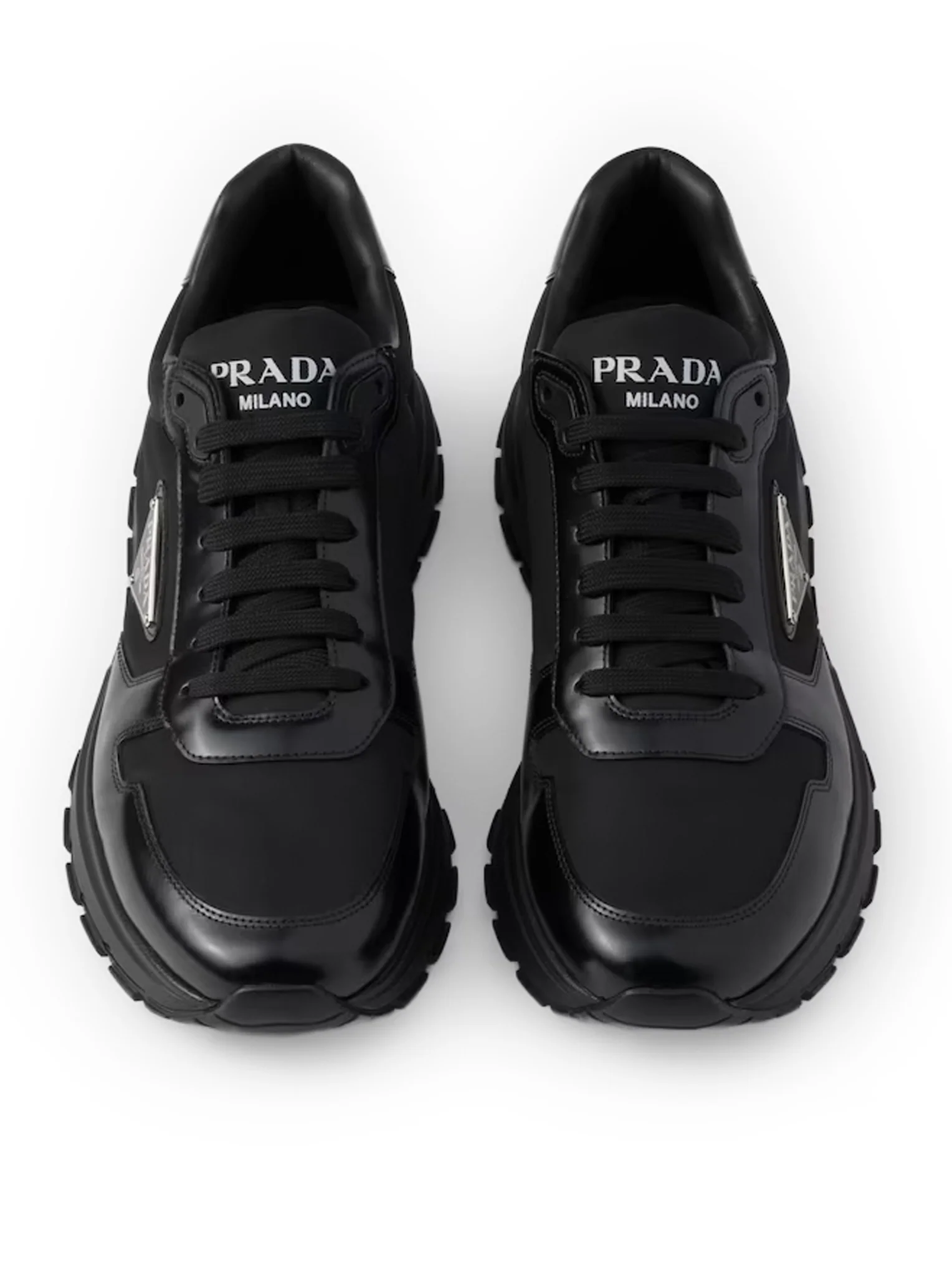 PRAX 01 SNEAKERS IN RE-NYLON AND BRUSHED LEATHER - Image 4