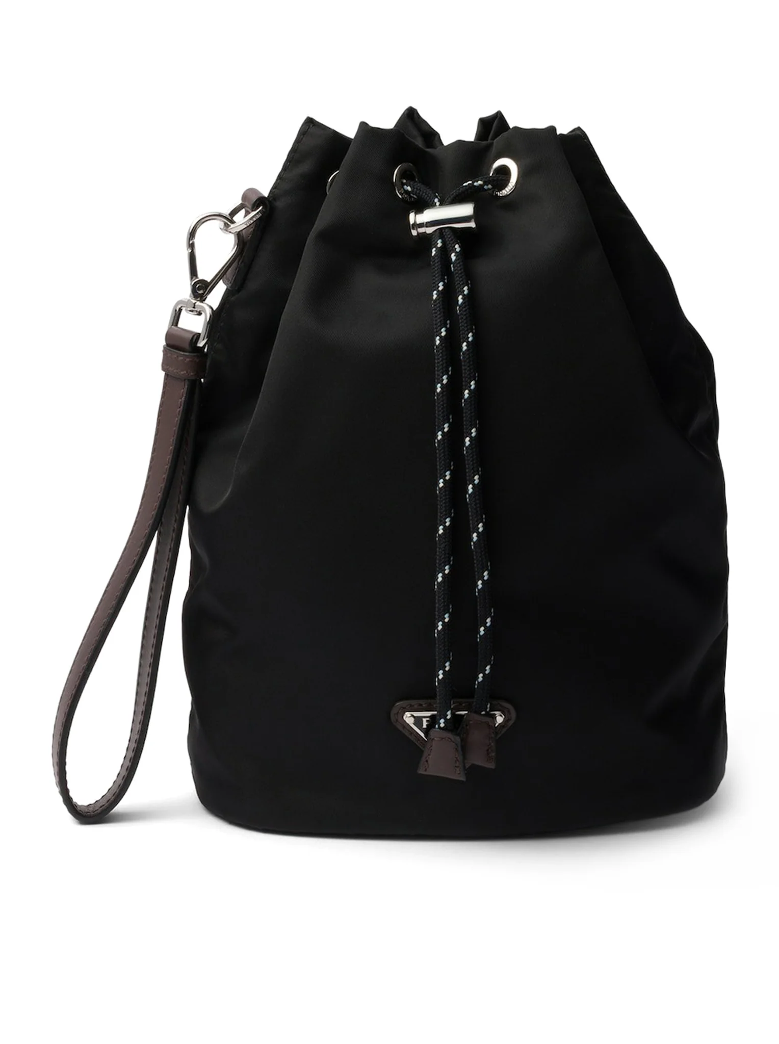 SPEEDROCK POUCH IN RE-NYLON AND LEATHER