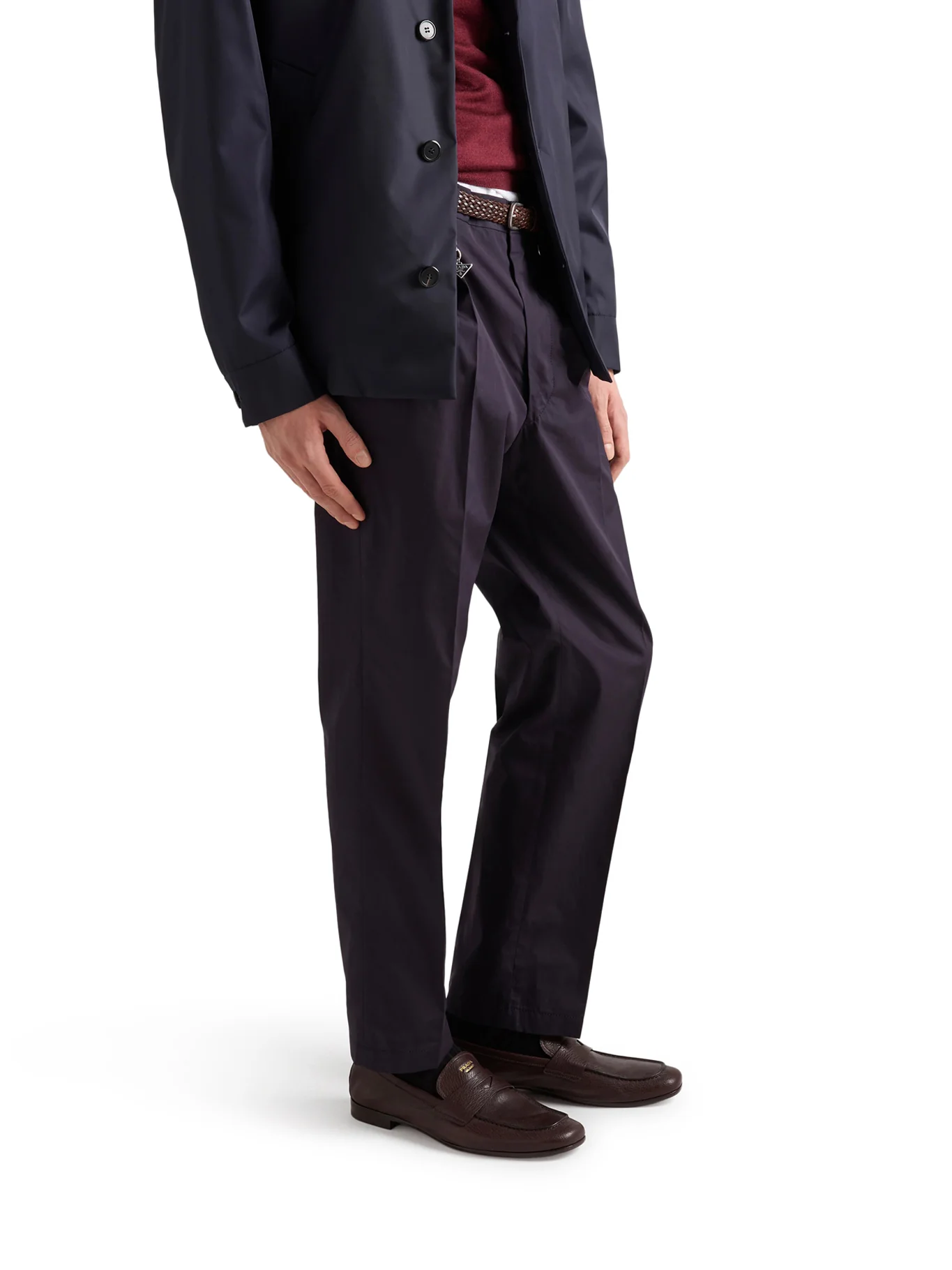 TAILORED COTTON POPLIN TROUSERS - Image 3