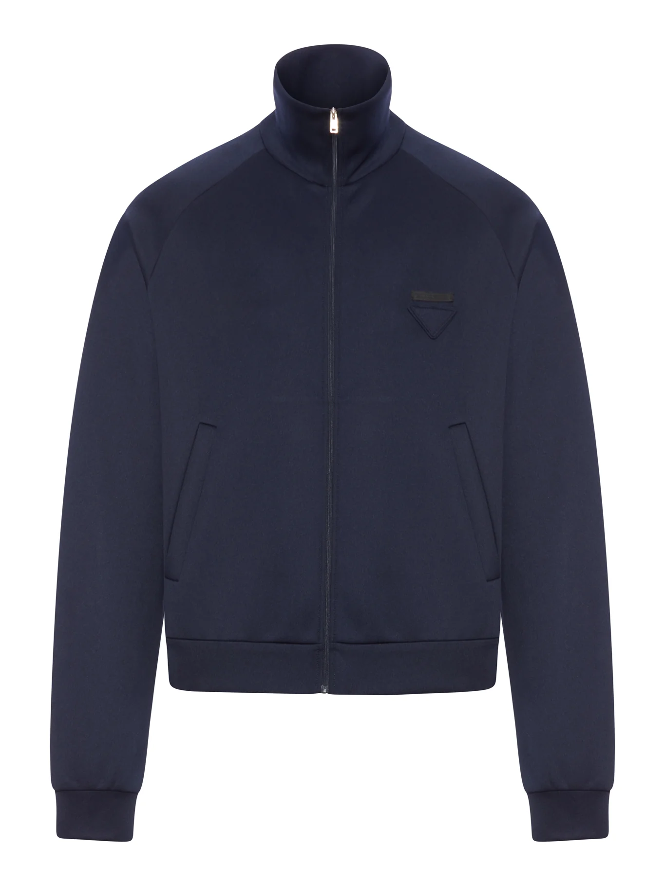 TECHNICAL FABRIC ZIP-UP SWEATSHIRT