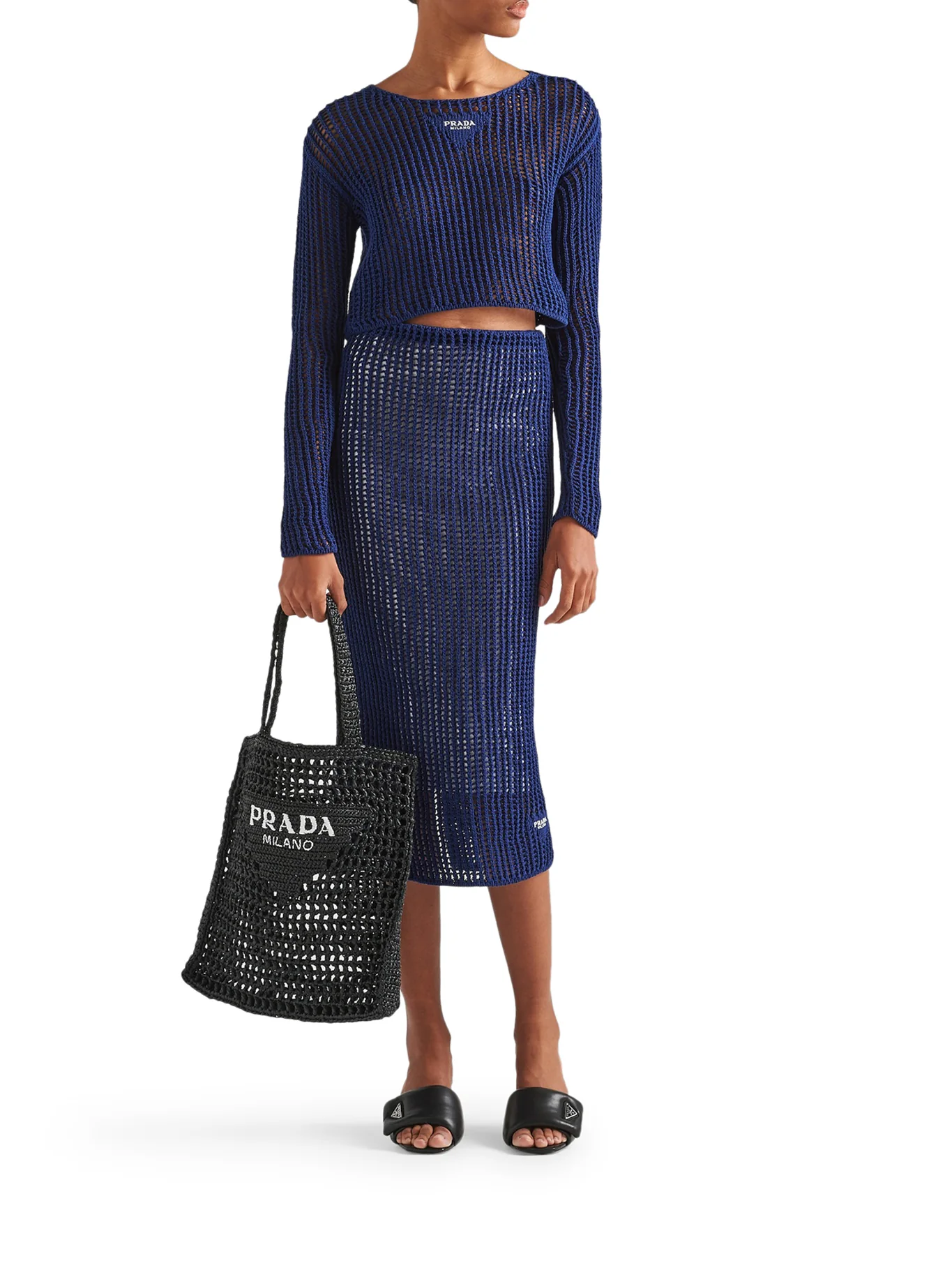 WOVEN FABRIC SHOPPING BAG - Image 2