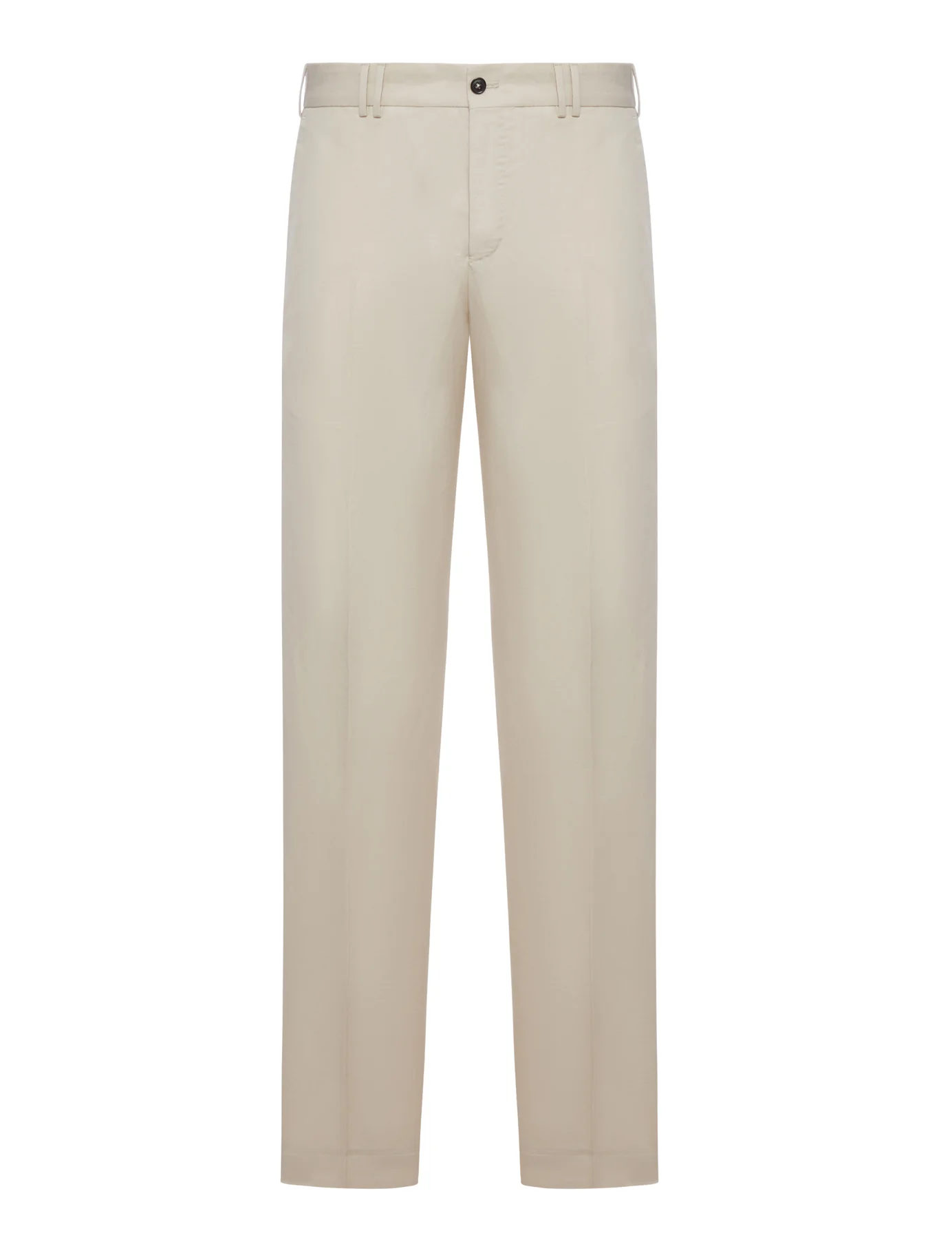 TAILORED TROUSERS IN LINEN AND COTTON BLEND