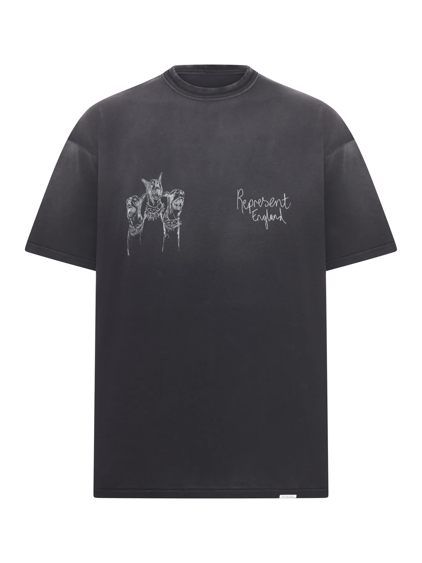 CREW NECK COTTON T-SHIRT WITH PRINT