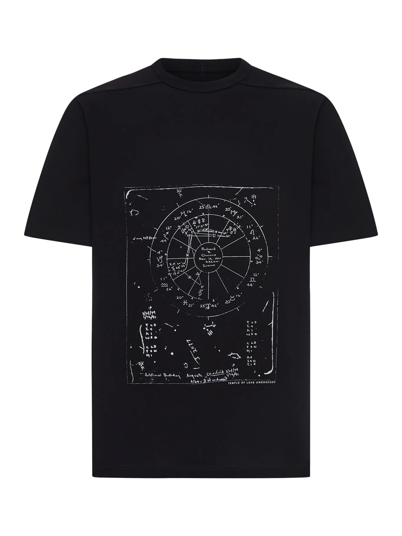 BRAD T CREW NECK COTTON T-SHIRT WITH PRINT