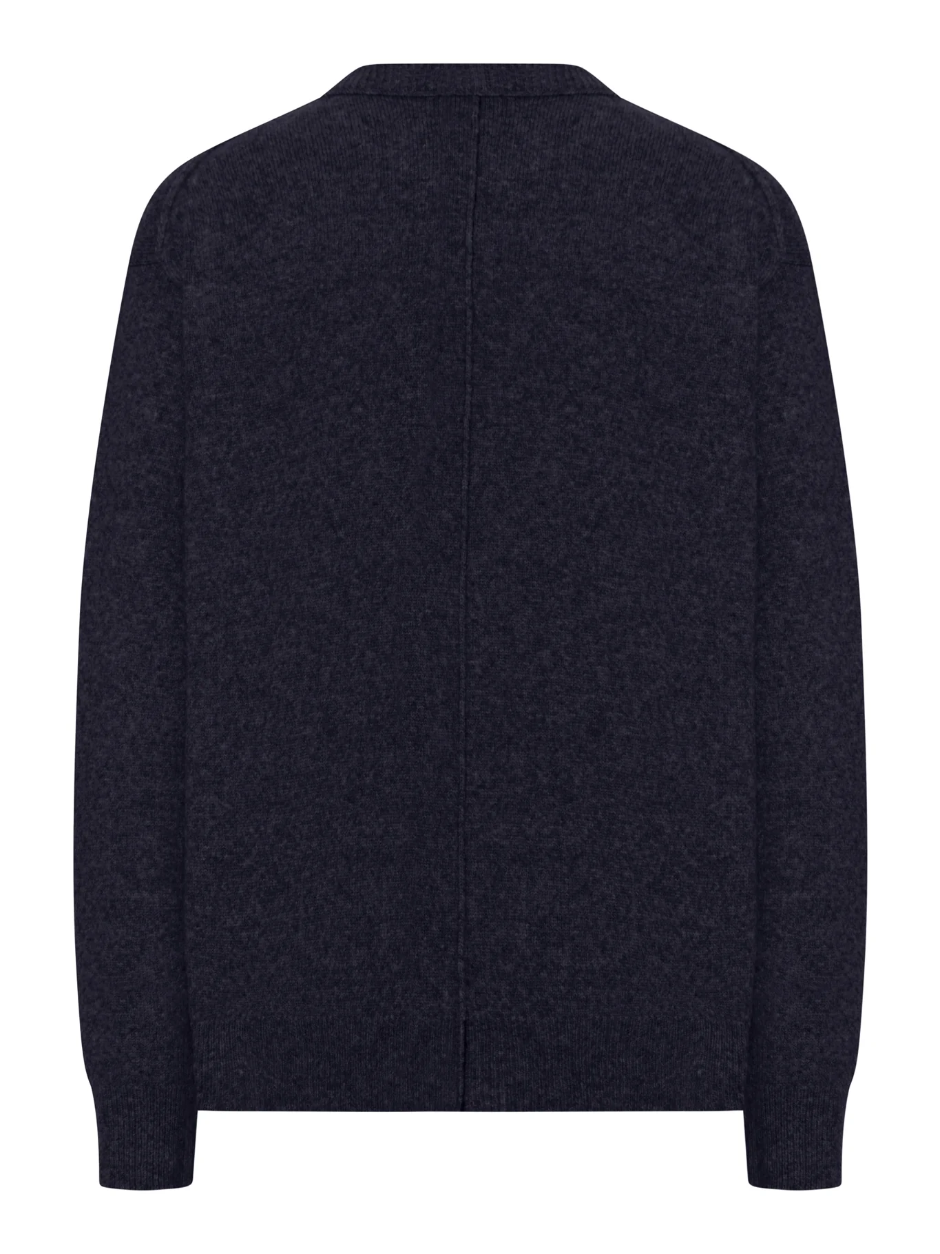 CREW NECK SWEATER IN MELANGE EFFECT WOOL