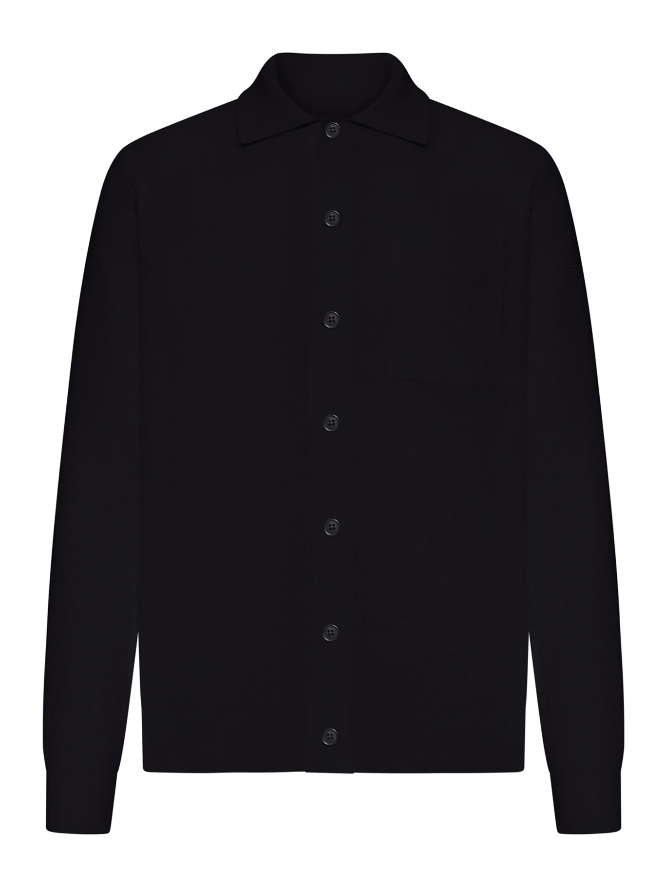 MILITARY STITCH COTTON AND LINEN BLEND SHIRT