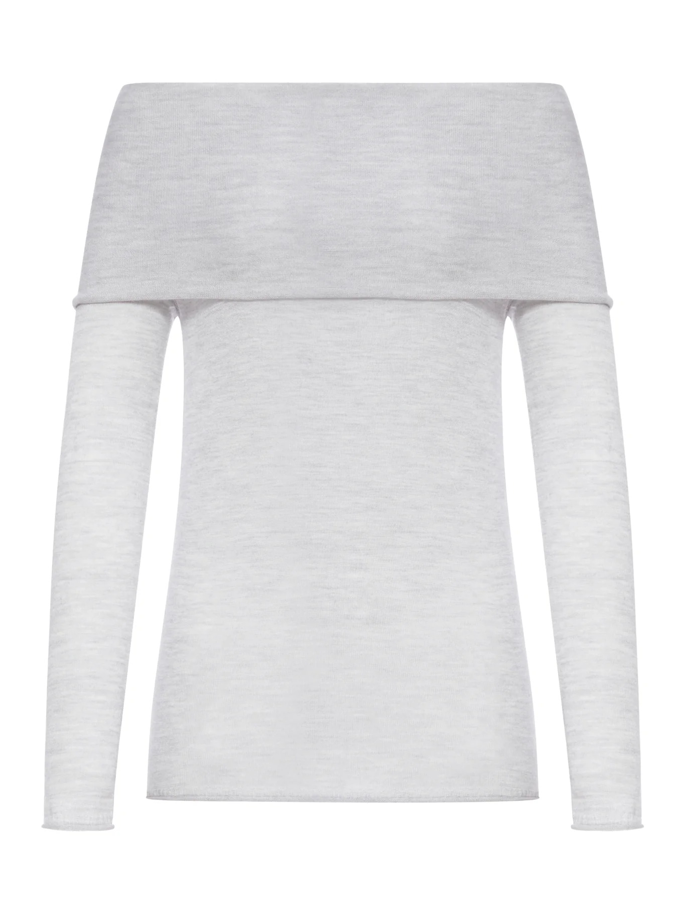 SILK AND CASHMERE BOAT NECK SWEATER