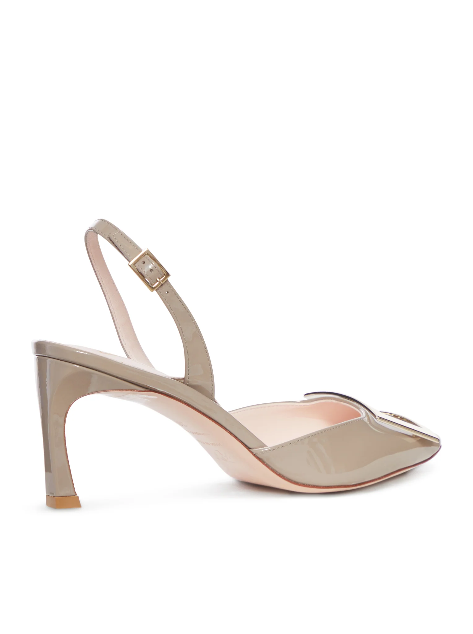 PATENT SLINGBACK TRUMPETTE PUMPS - Image 3