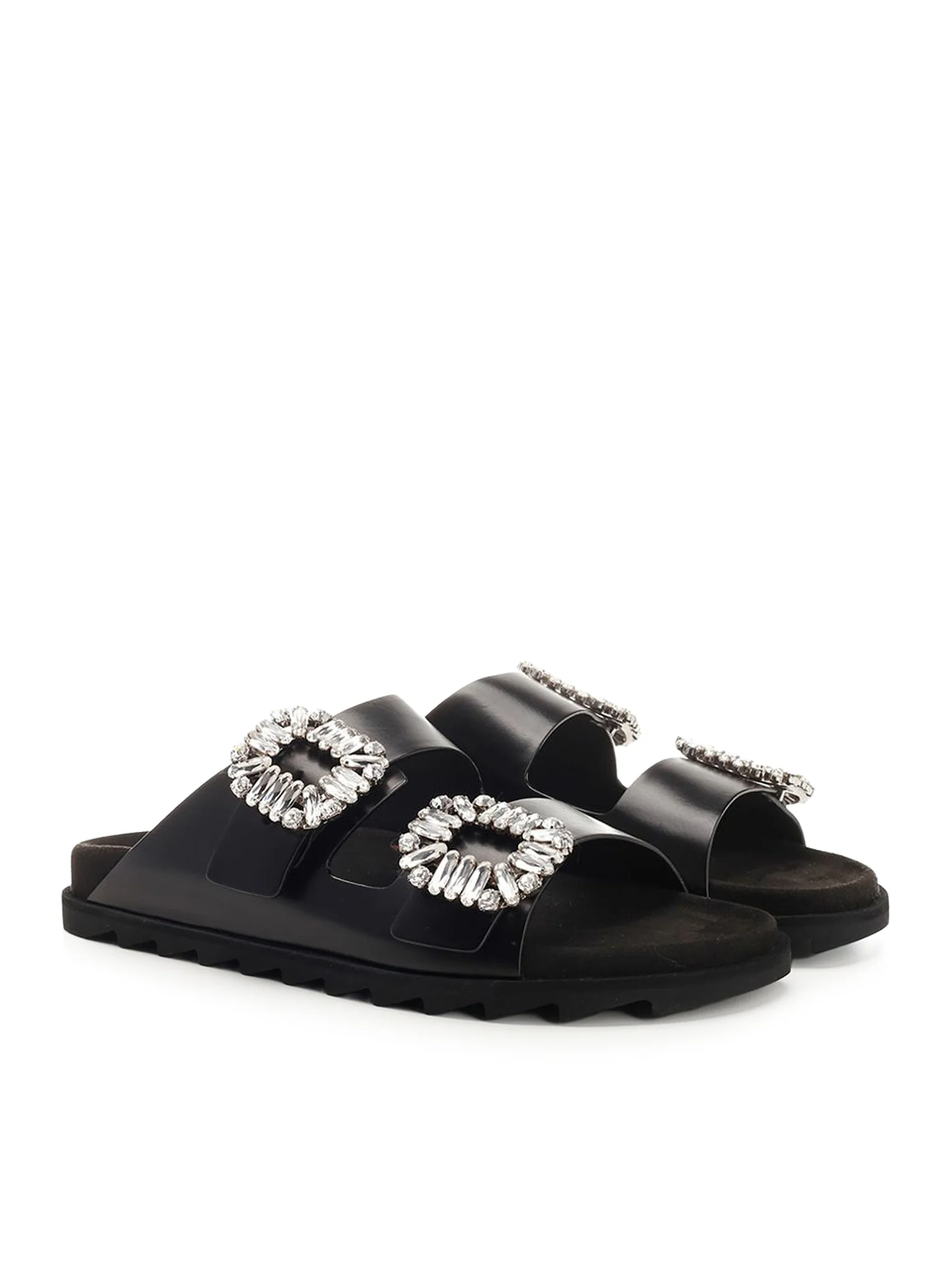 MULE SLIDY VIV` IN LEATHER - Image 2