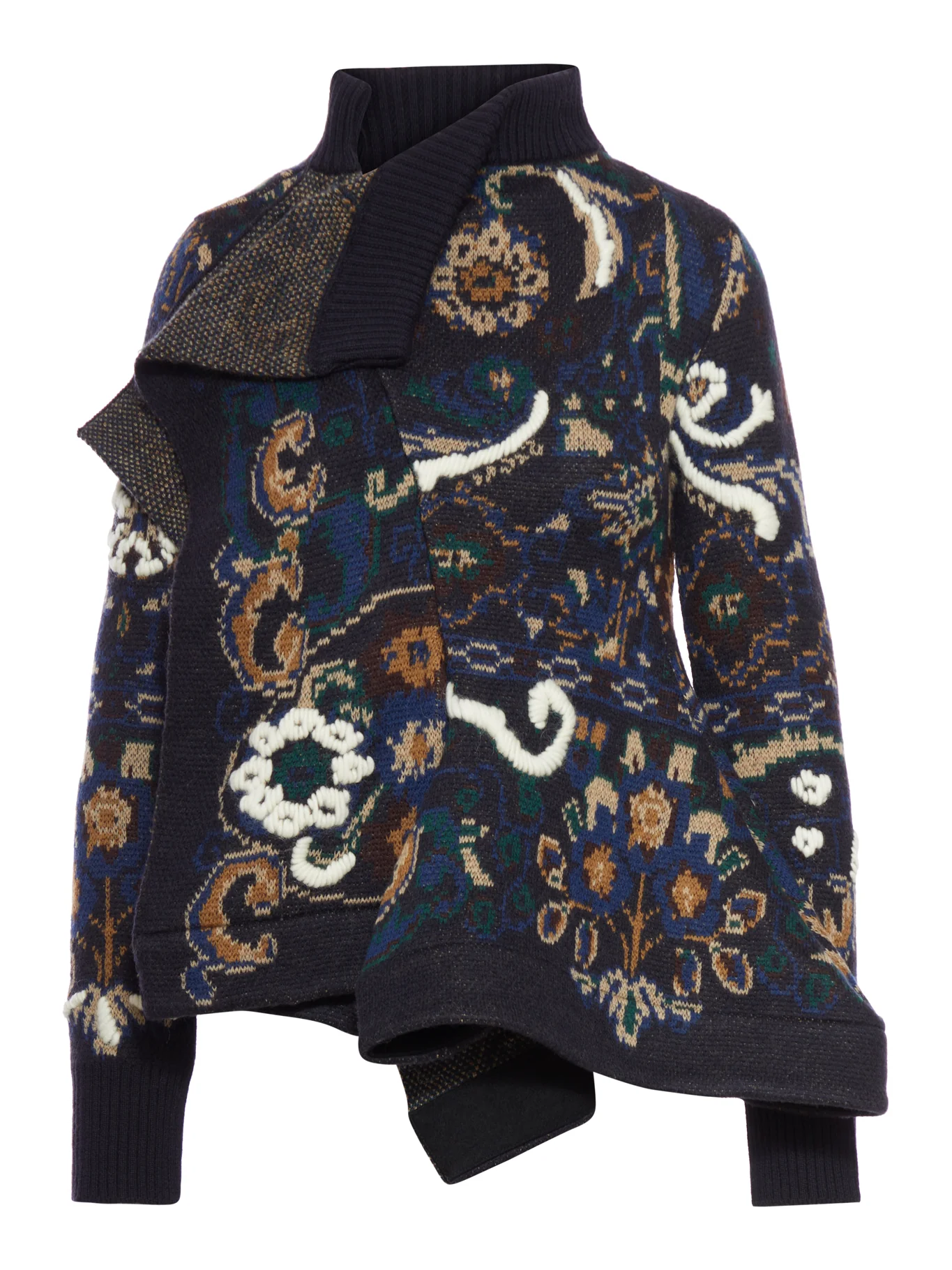 JACQUARD WOOL SWEATER