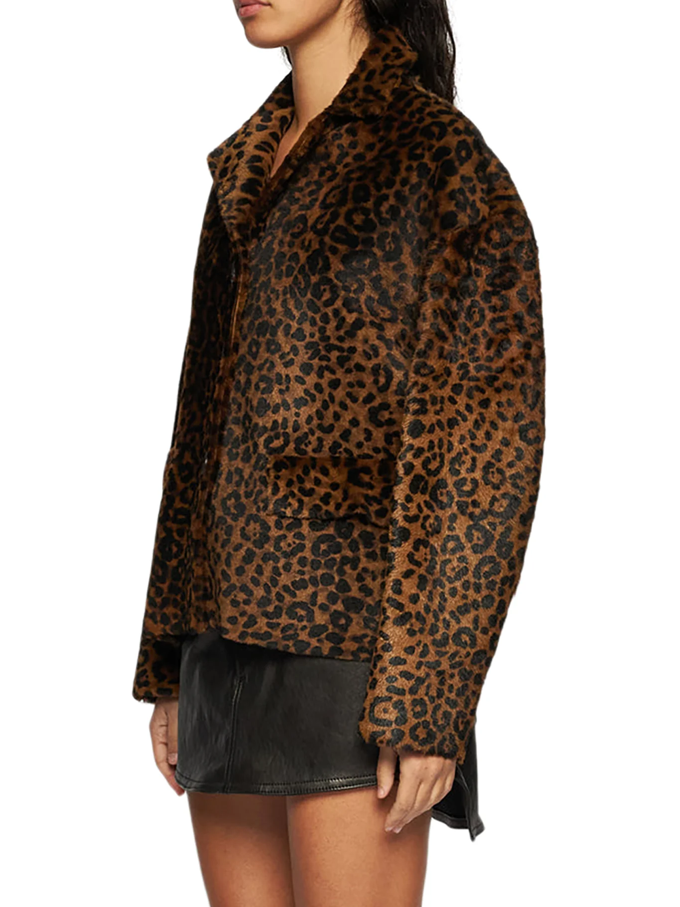 LEOPARD SHEARLING JACKET - Image 5