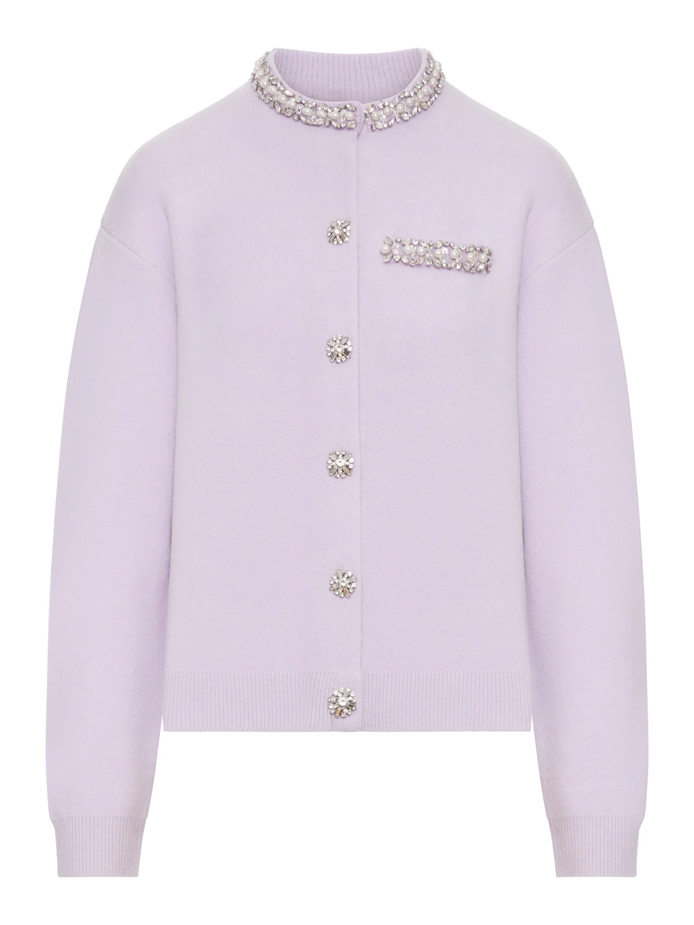 CARDIGAN WITH CRYSTAL FINISHES