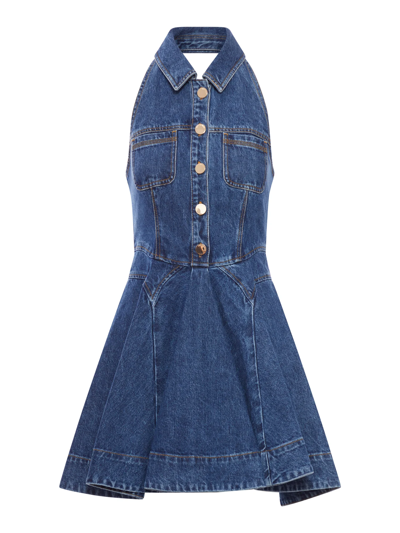 FLARED MINI DRESS
