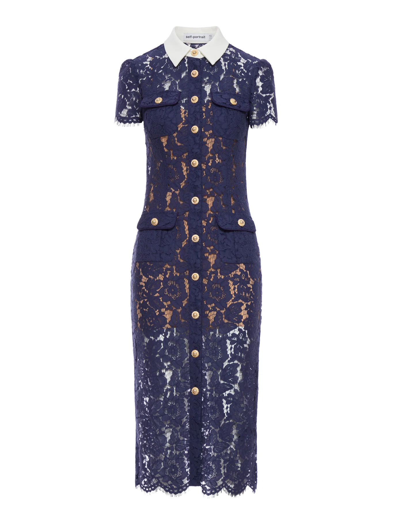 LACE MIDI DRESS