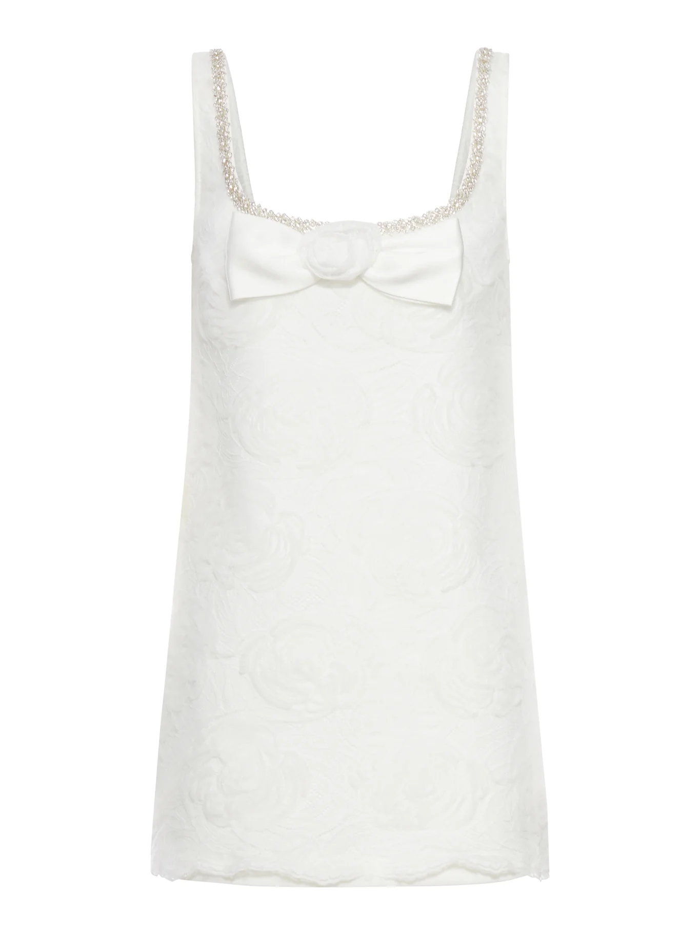 MINI DRESS IN TULLE AND LACE