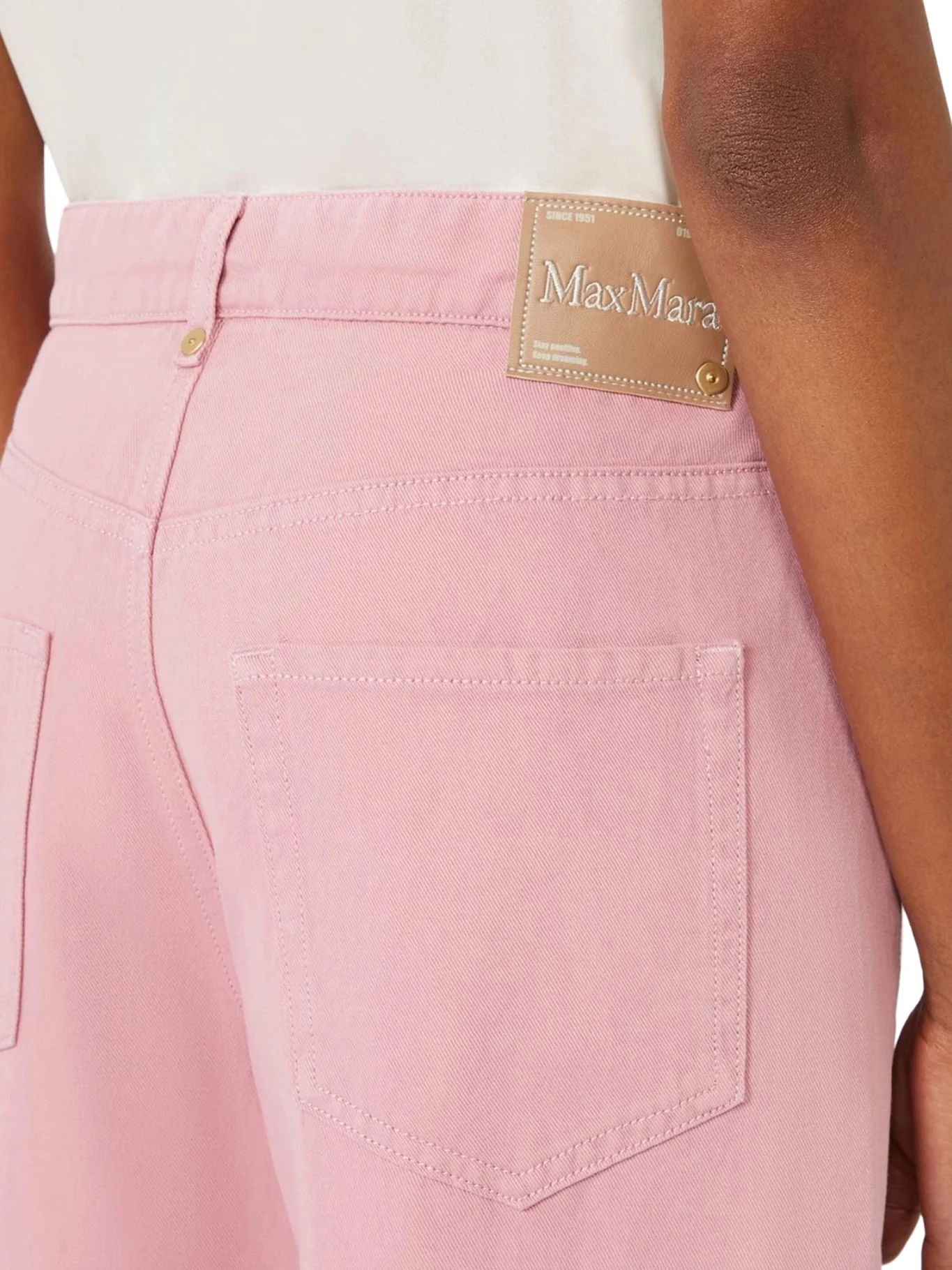 5-POCKET COTTON AND LINEN TROUSERS - Image 5