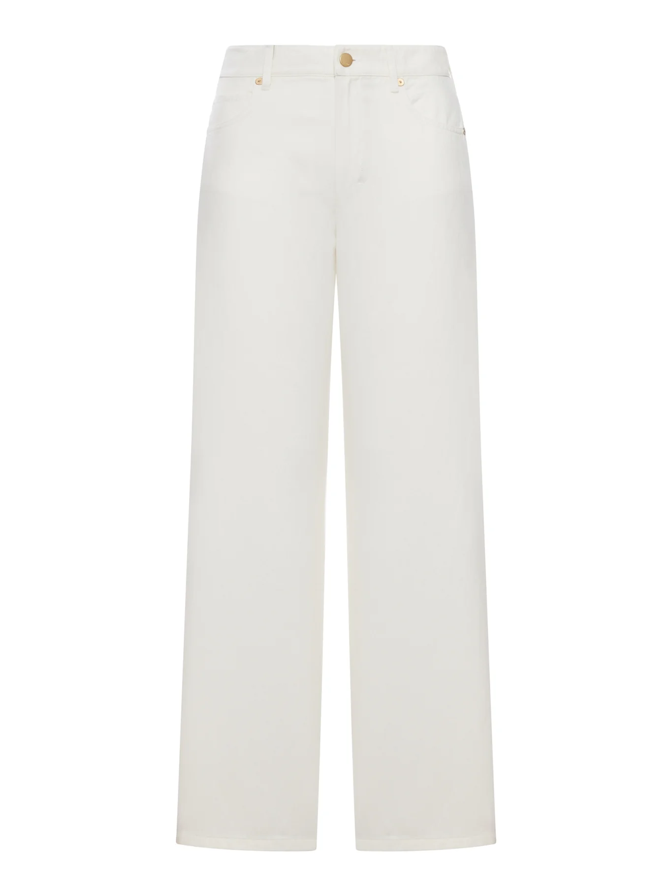 5-POCKET COTTON AND LINEN TROUSERS