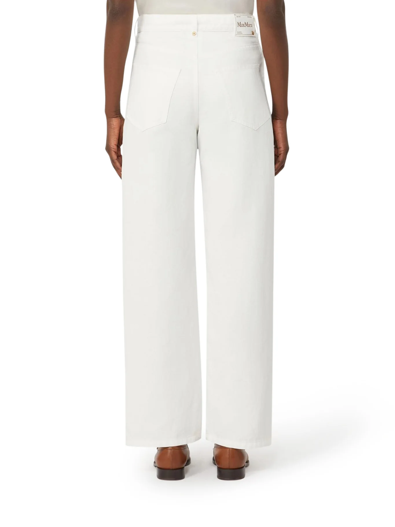 5-POCKET COTTON AND LINEN TROUSERS - Image 4
