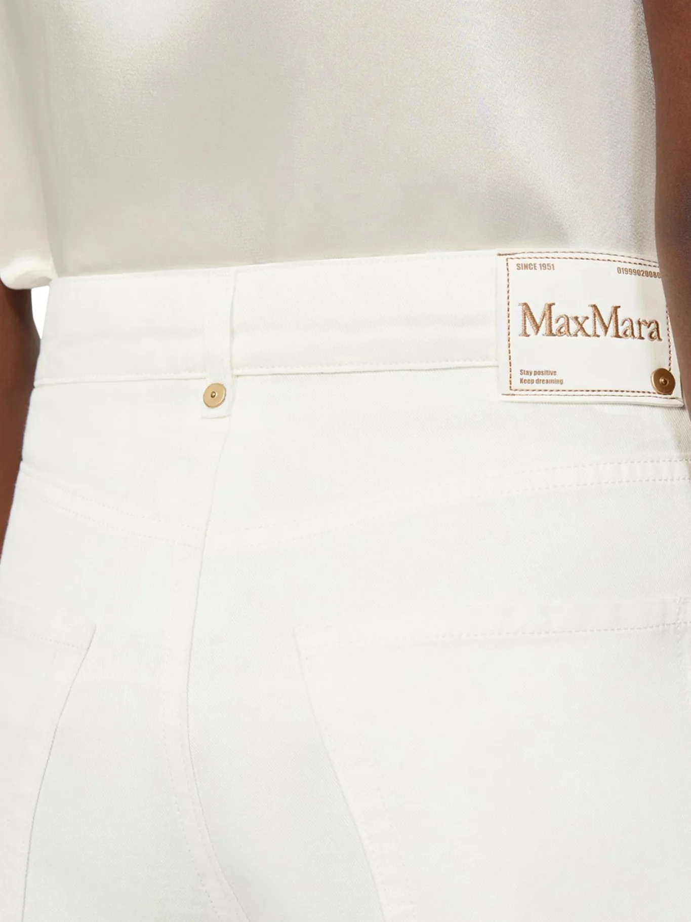 5-POCKET COTTON AND LINEN TROUSERS - Image 5
