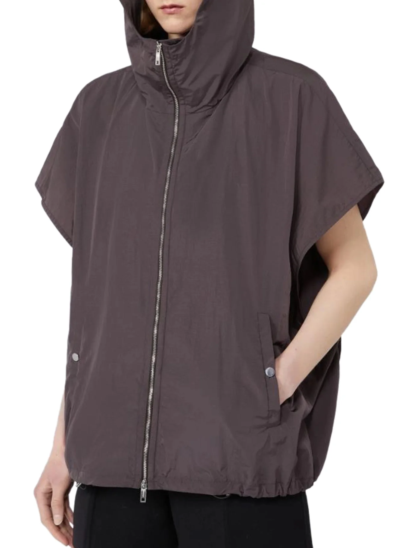 OVERSIZED TAFFETA TRENCH COAT WITH BARBA - Image 6