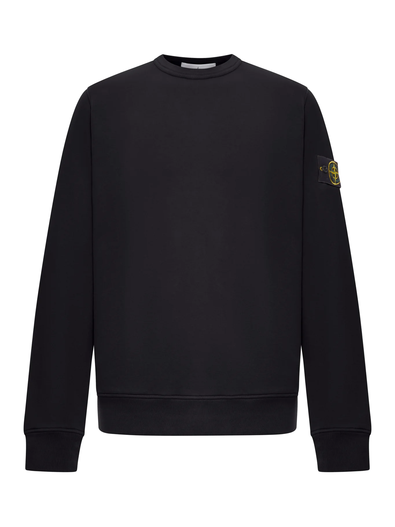 CREWNECK COTTON SWEATSHIRT WITH COMPASS LOGO