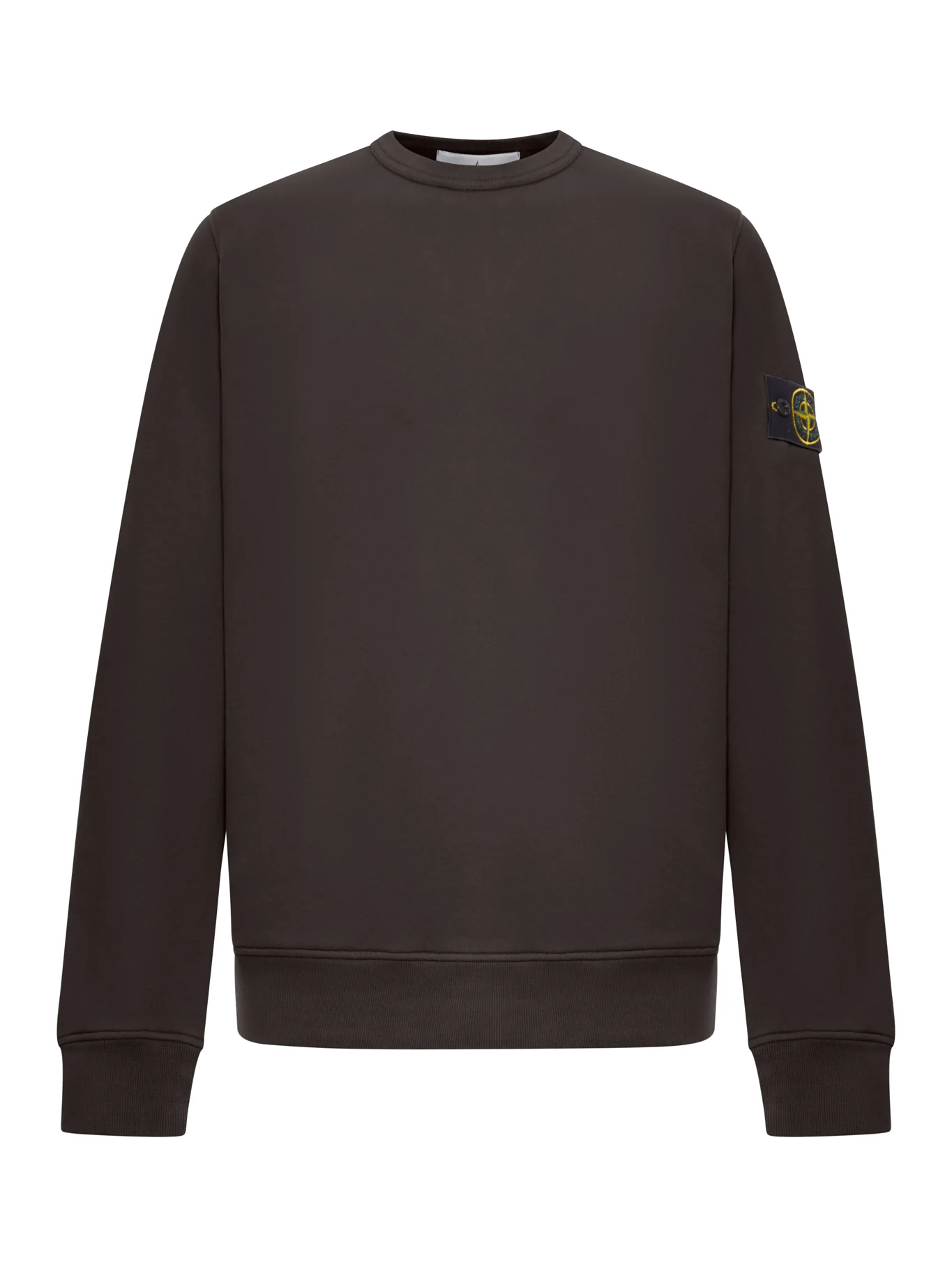 CREWNECK COTTON SWEATSHIRT WITH COMPASS LOGO