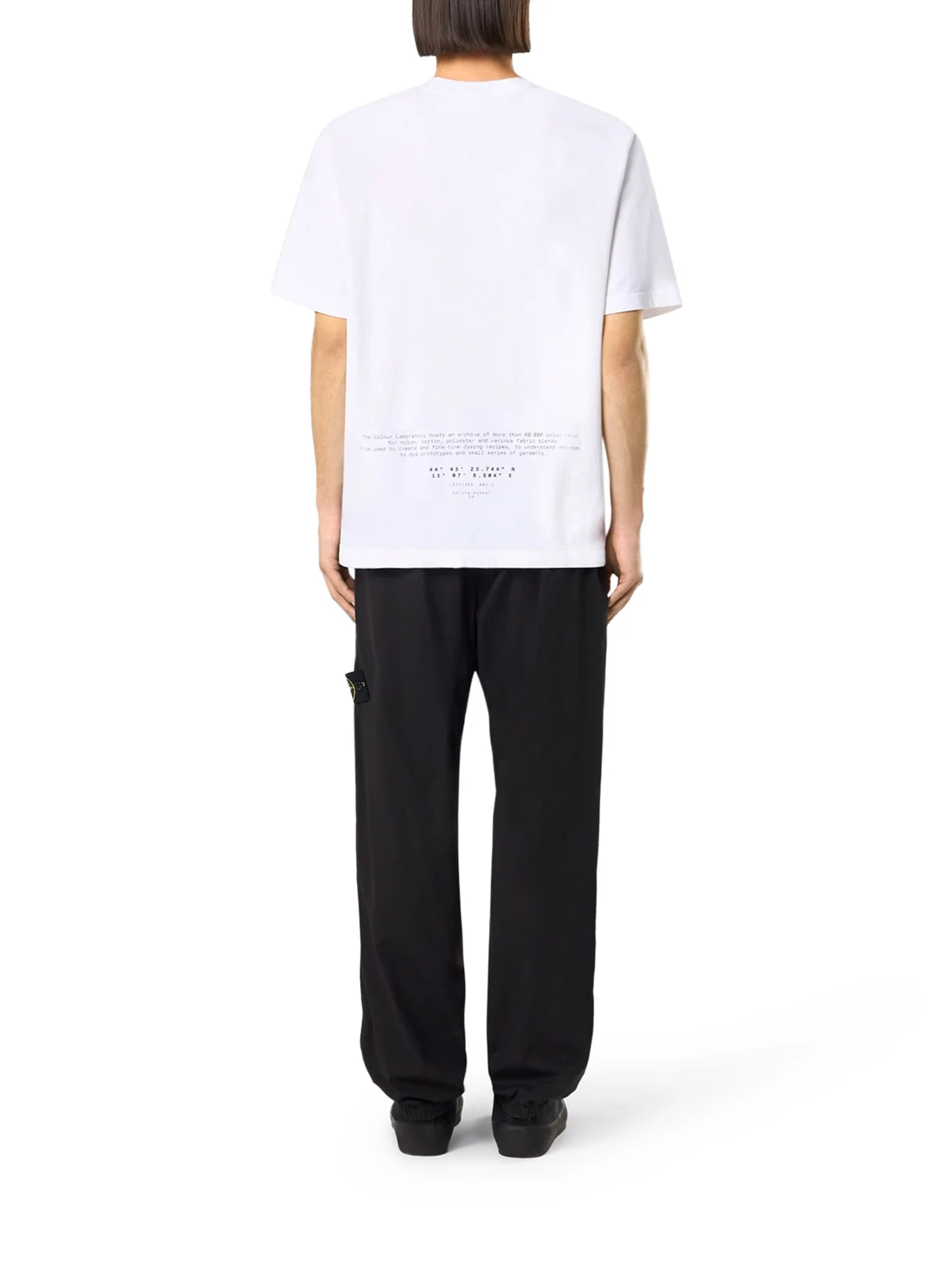 ORGANIC COTTON T-SHIRT WITH `ALL AROUND COMPASS` PRINT - Image 3