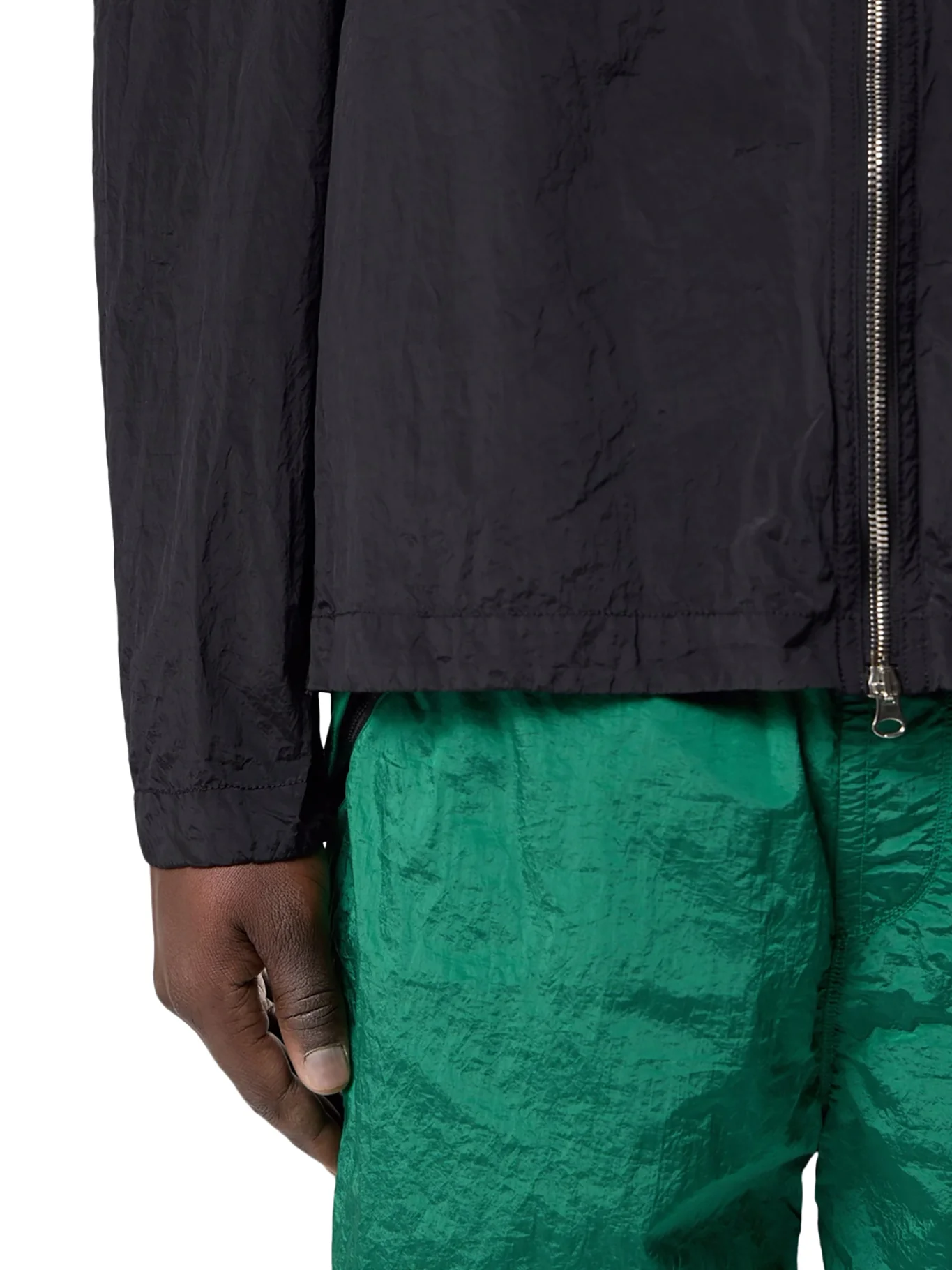 OVERSHIRT WITH ZIP AND BADGE ON THE SLEEVE - Image 6