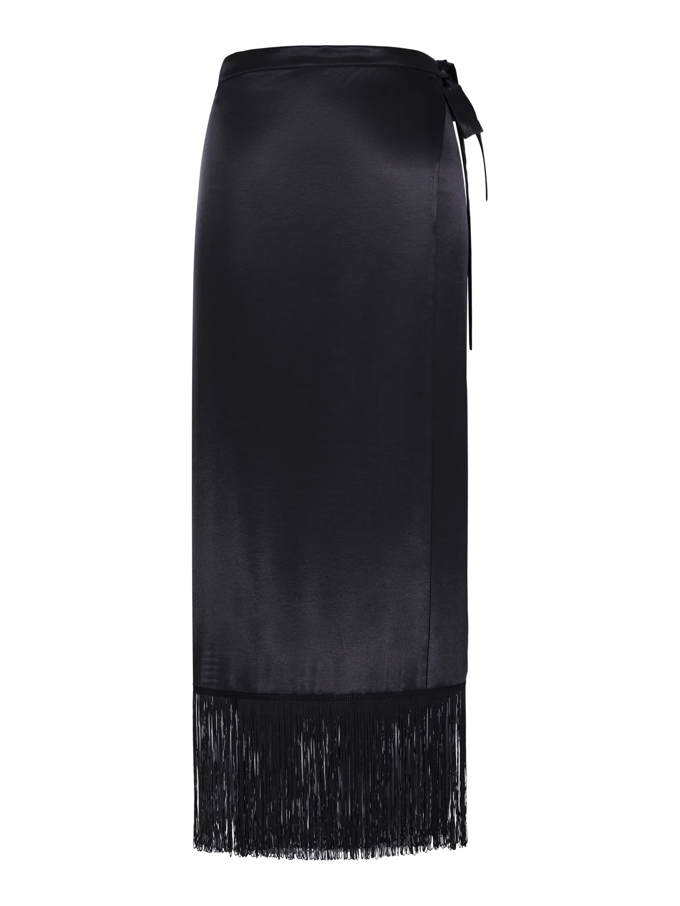 SILK PAREO SKIRT WITH WRAP CLOSURE
