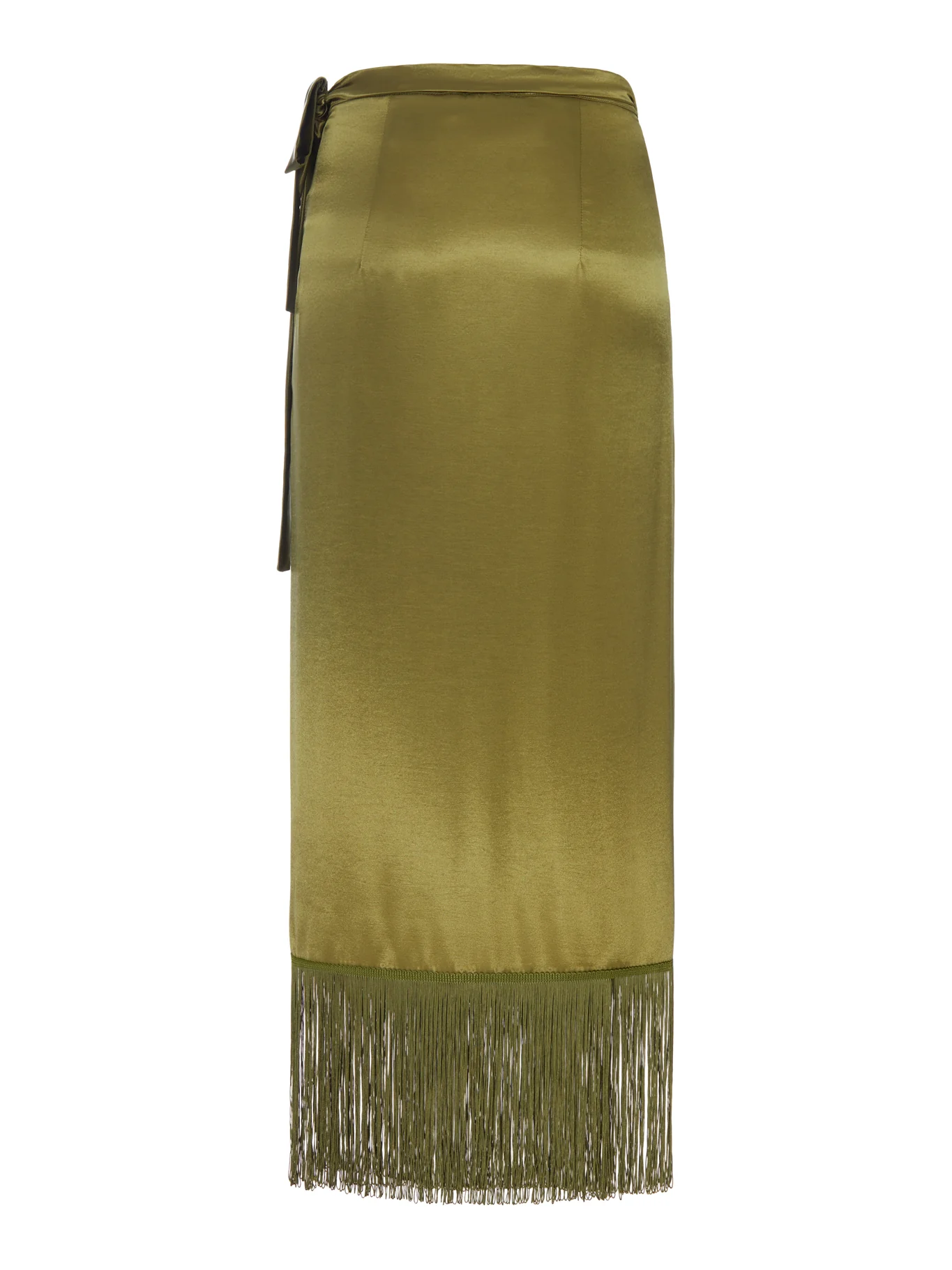SILK PAREO SKIRT WITH WRAP CLOSURE - Image 2