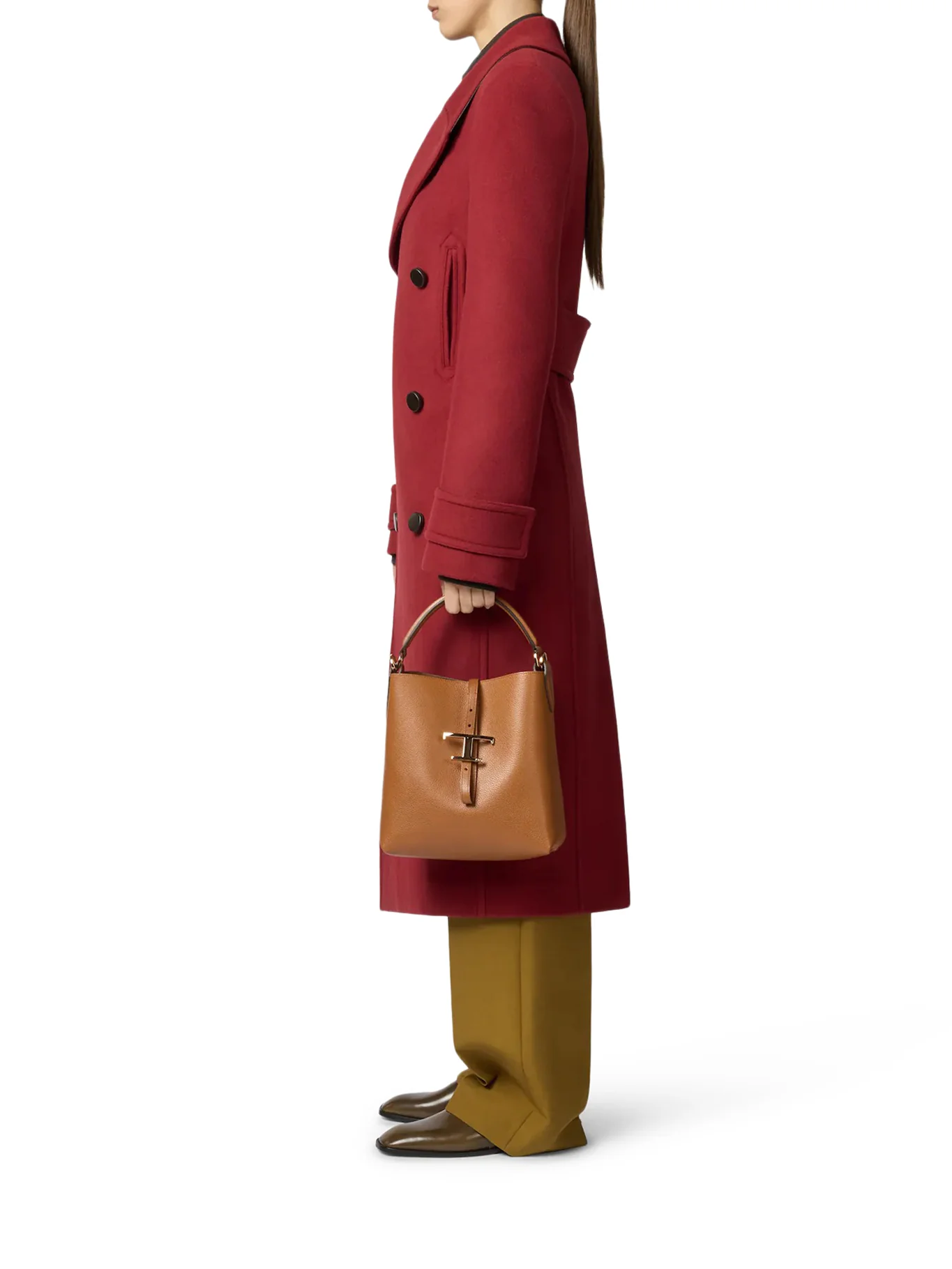 BUCKET BAG T TIMELESS IN LEATHER MINI - Image 2
