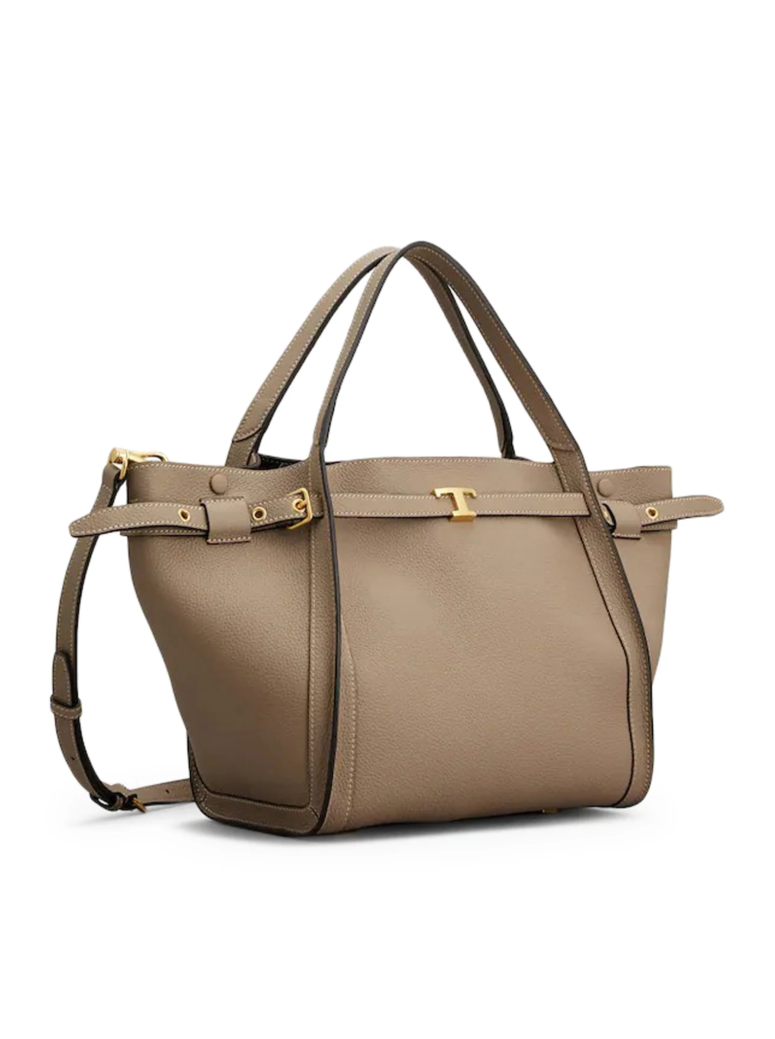 SMALL LEATHER SHOPPING BAG - Image 3