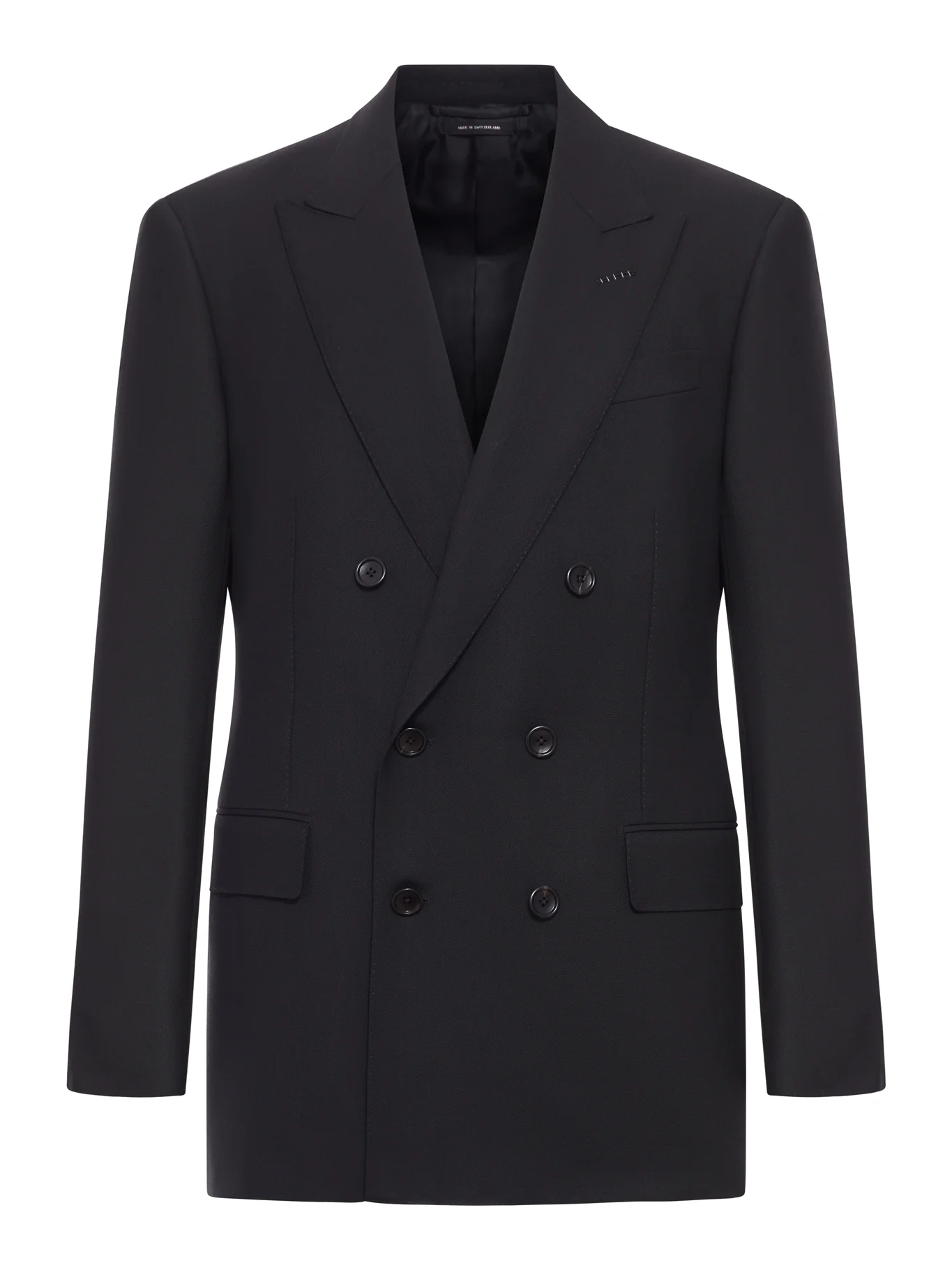 DOUBLE-BREASTED TWILL JACKET
