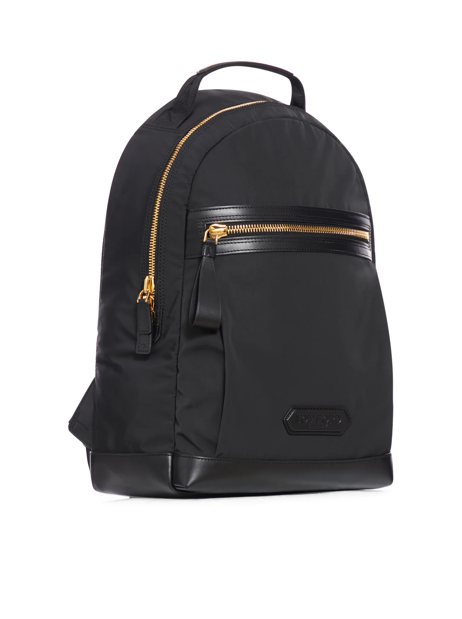 NYLON BACKPACK WITH LEATHER INSERTS - Image 2