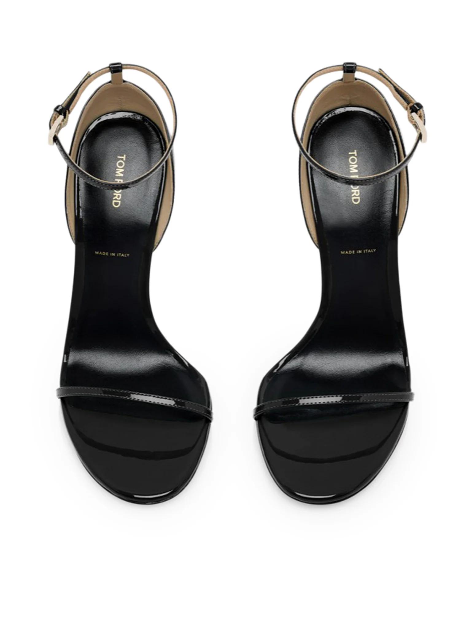 VERTIGO PATENT LEATHER SANDAL WITH ANKLE STRAP - Image 5