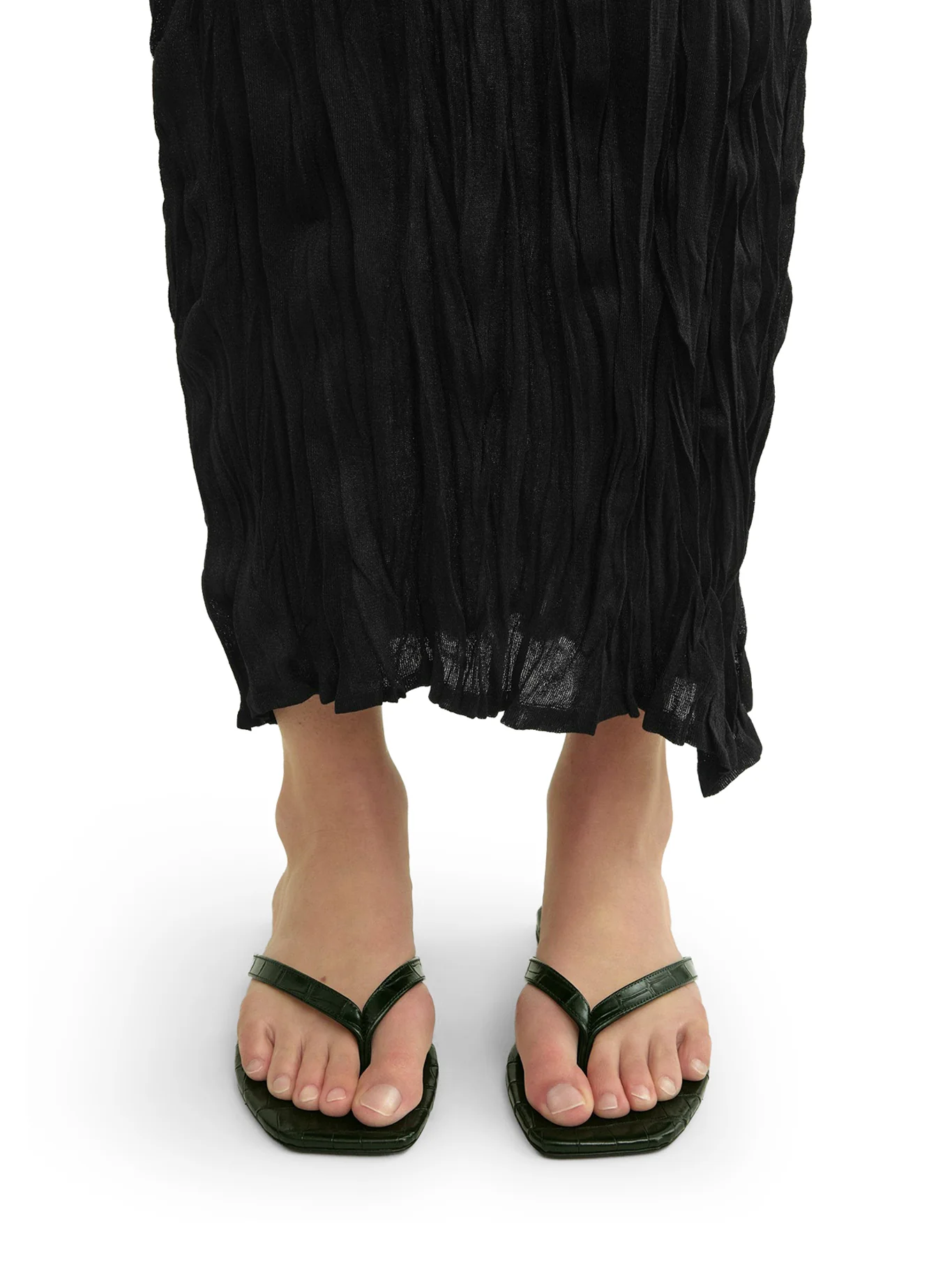 CROCO-EMBOSSED FLIP-FLOPS - Image 2