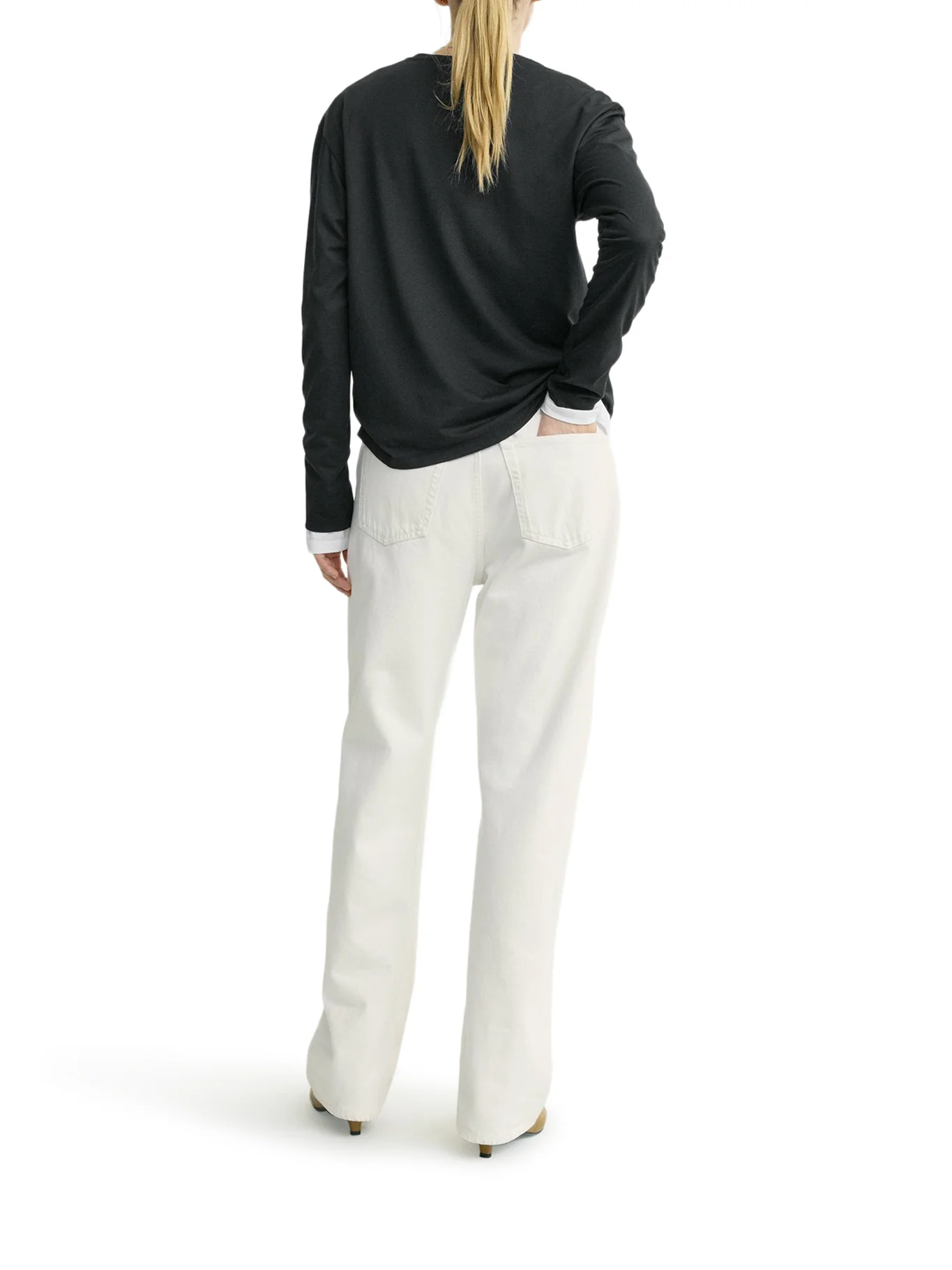 LONG-SLEEVED COTTON T-SHIRT - Image 3