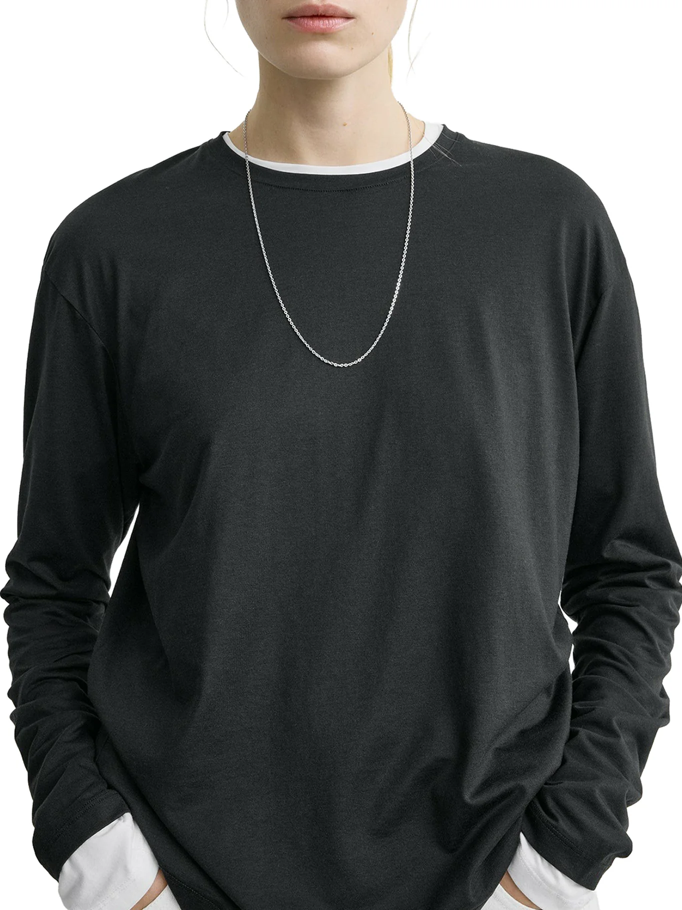 LONG-SLEEVED COTTON T-SHIRT - Image 4