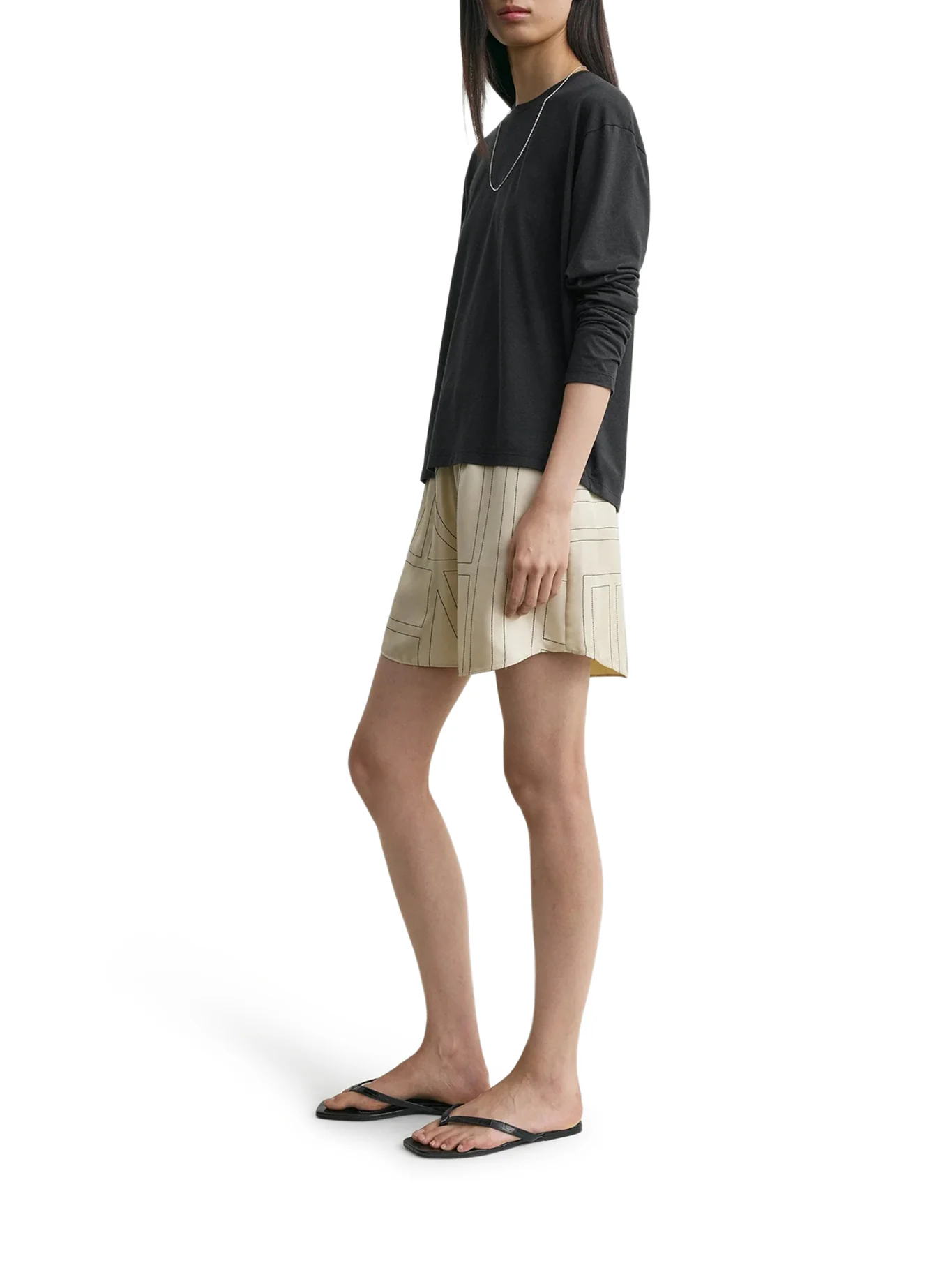 MONOGRAM SILK SHORTS - Image 5