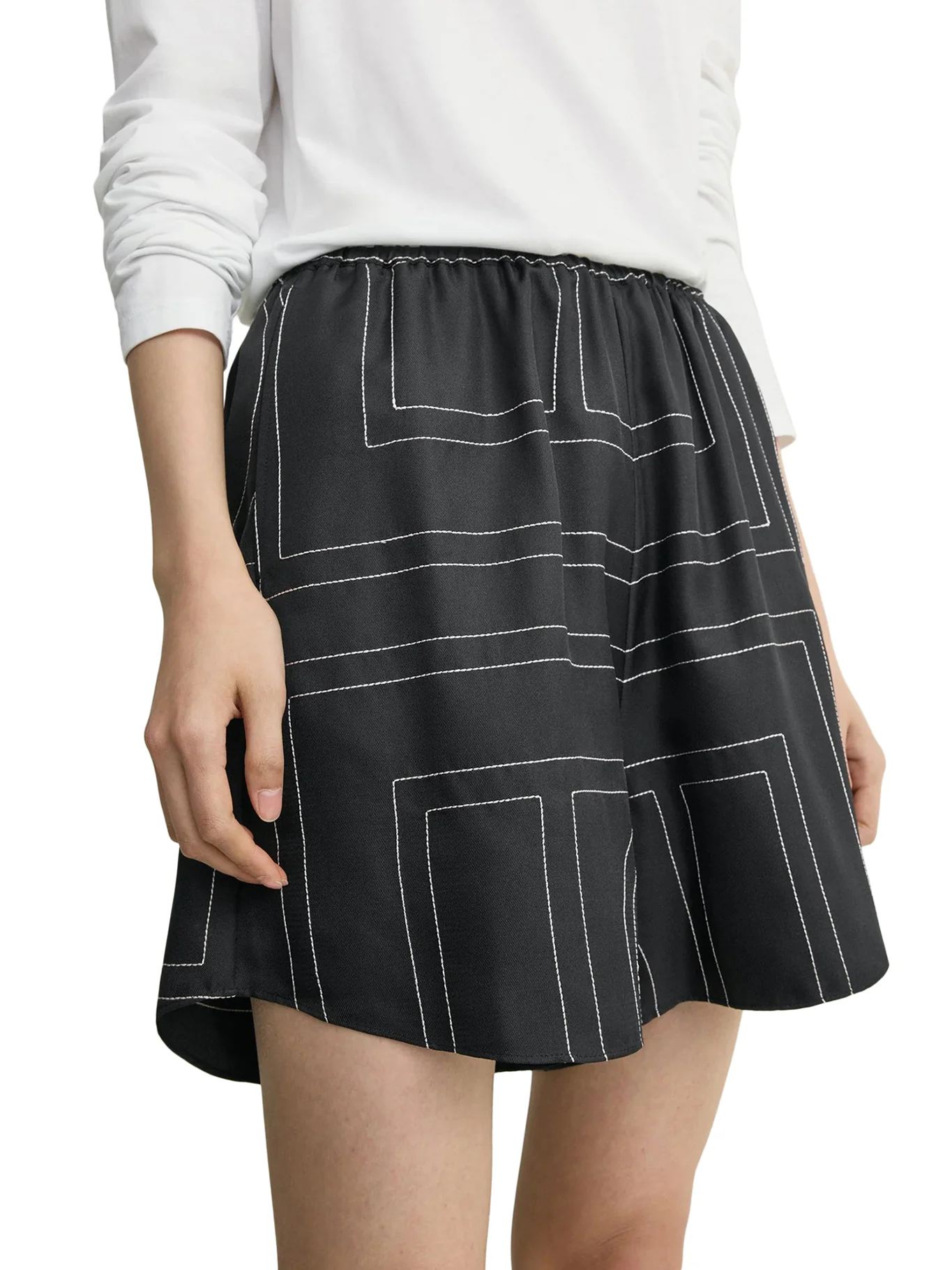 SHORTS MONOGRAM IN SETA - Image 3