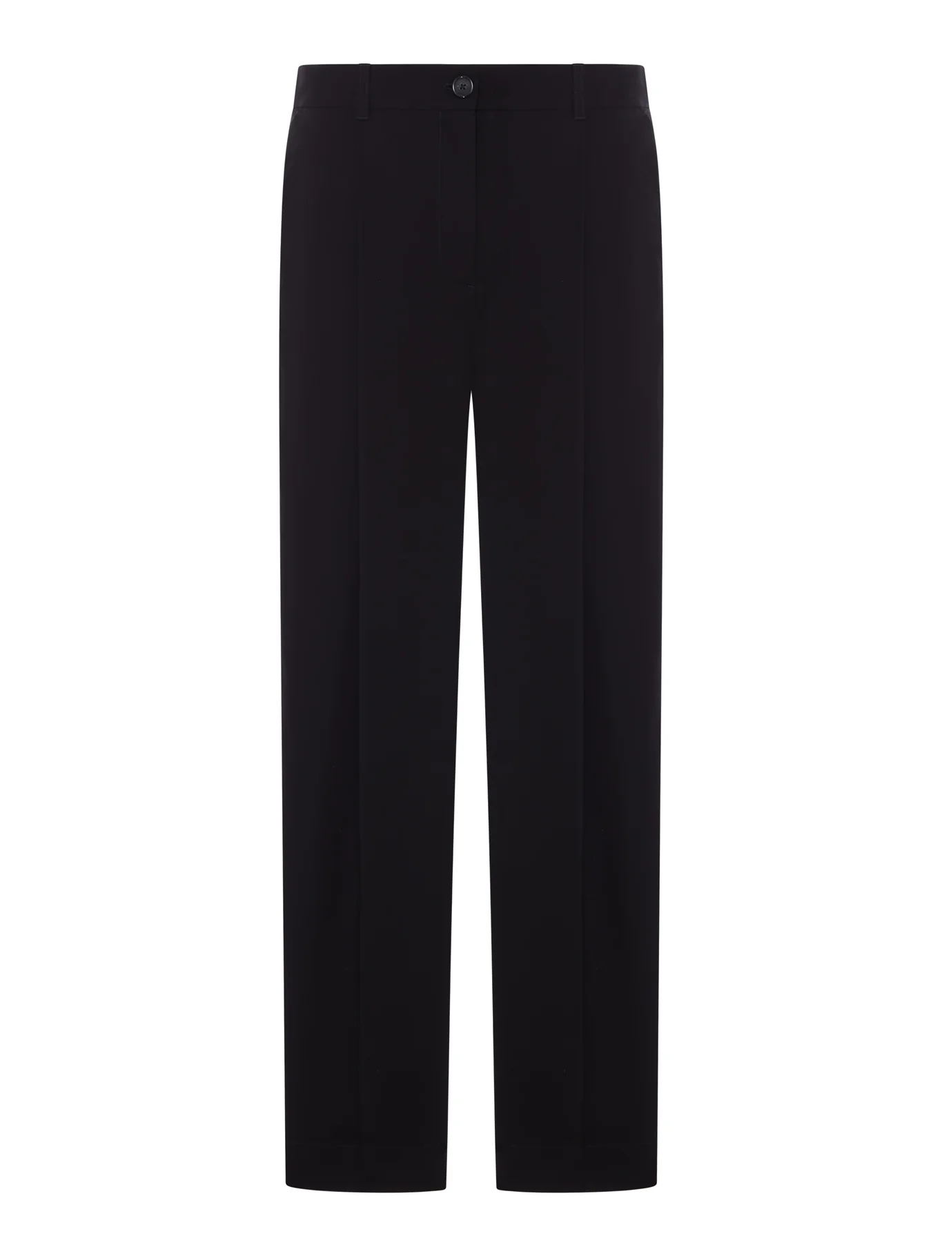 SINGLE-PLEATED COTTON TROUSERS