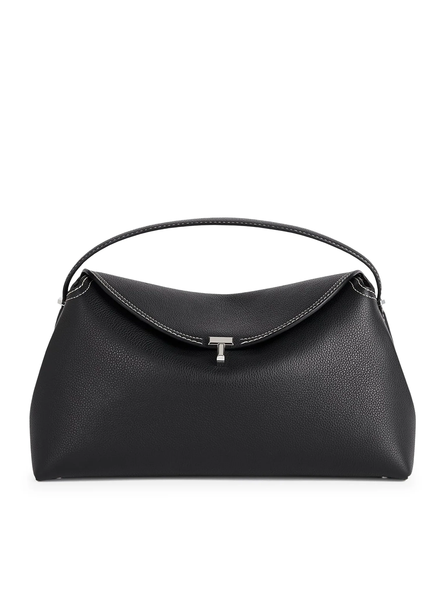 T-LOCK BAG IN EMBOSSED LEATHER