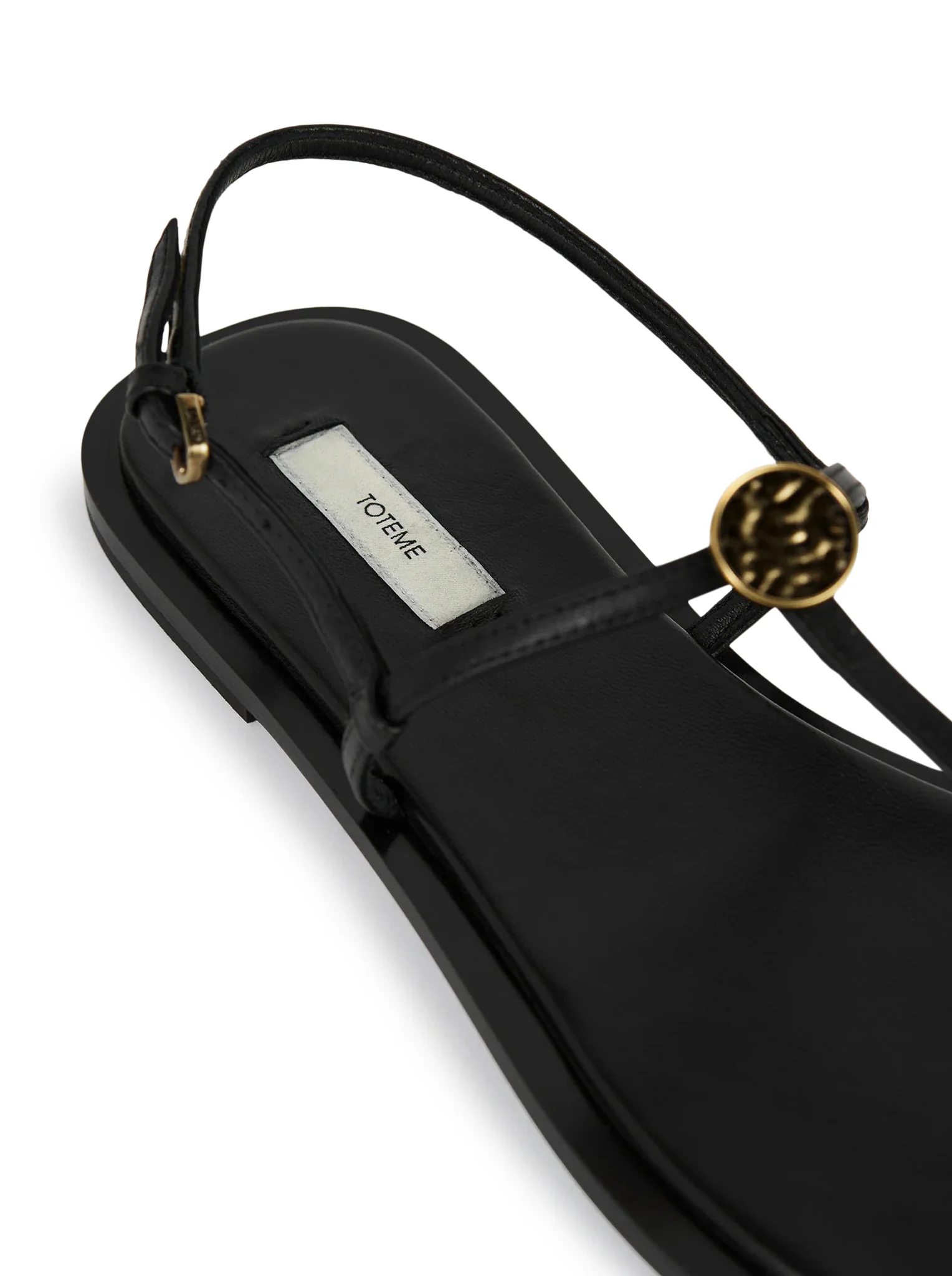 T-STRAP LEATHER SANDALS - Image 6
