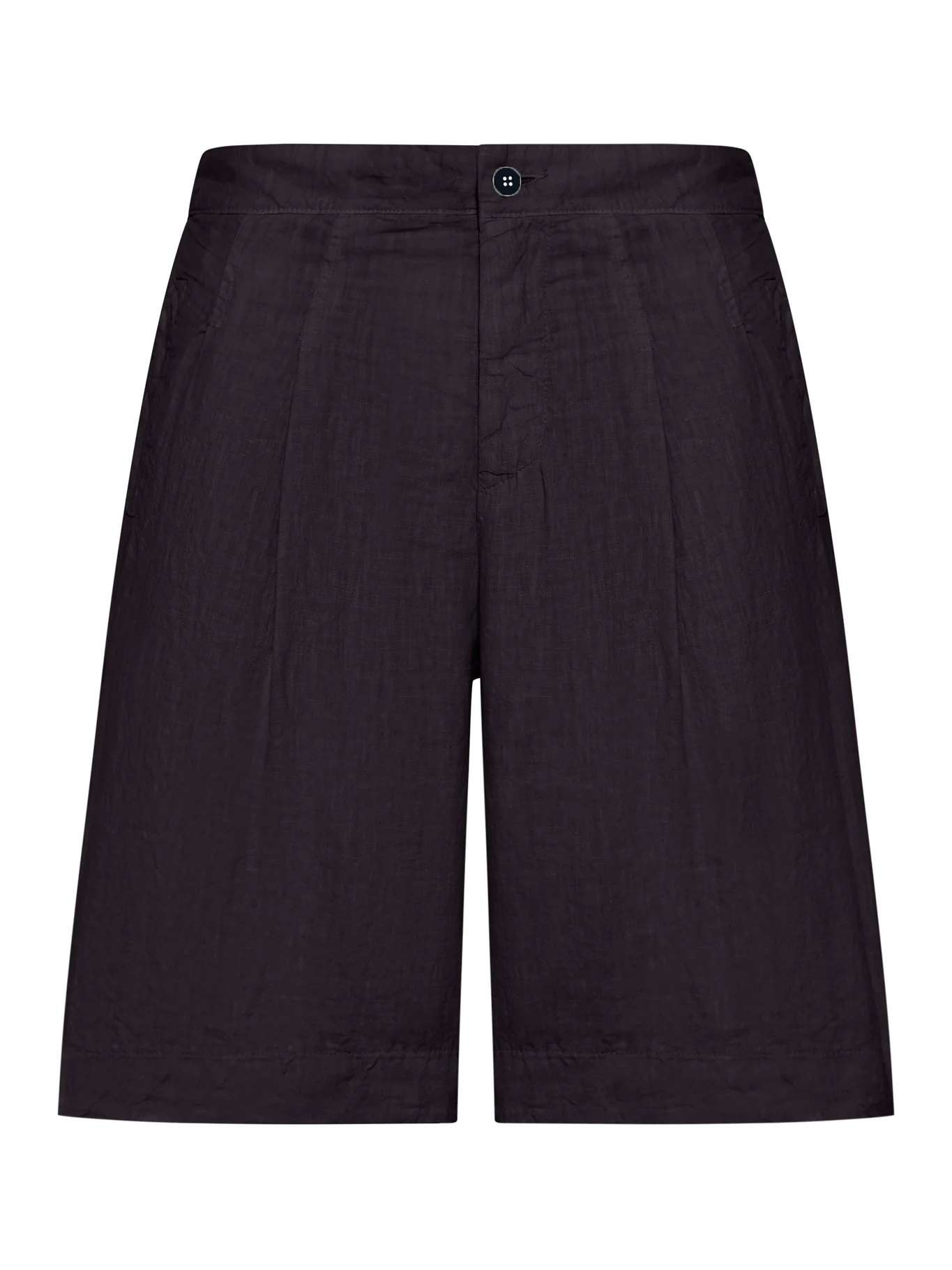 LINEN BERMUDA SHORTS